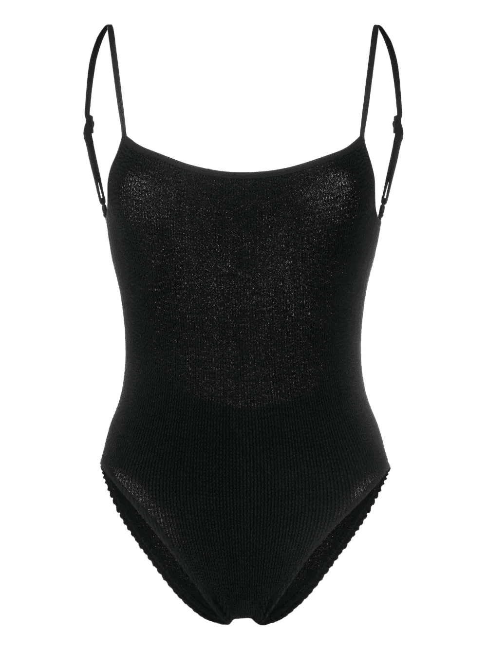 crinkled scoop-back swimsuit - Image 1