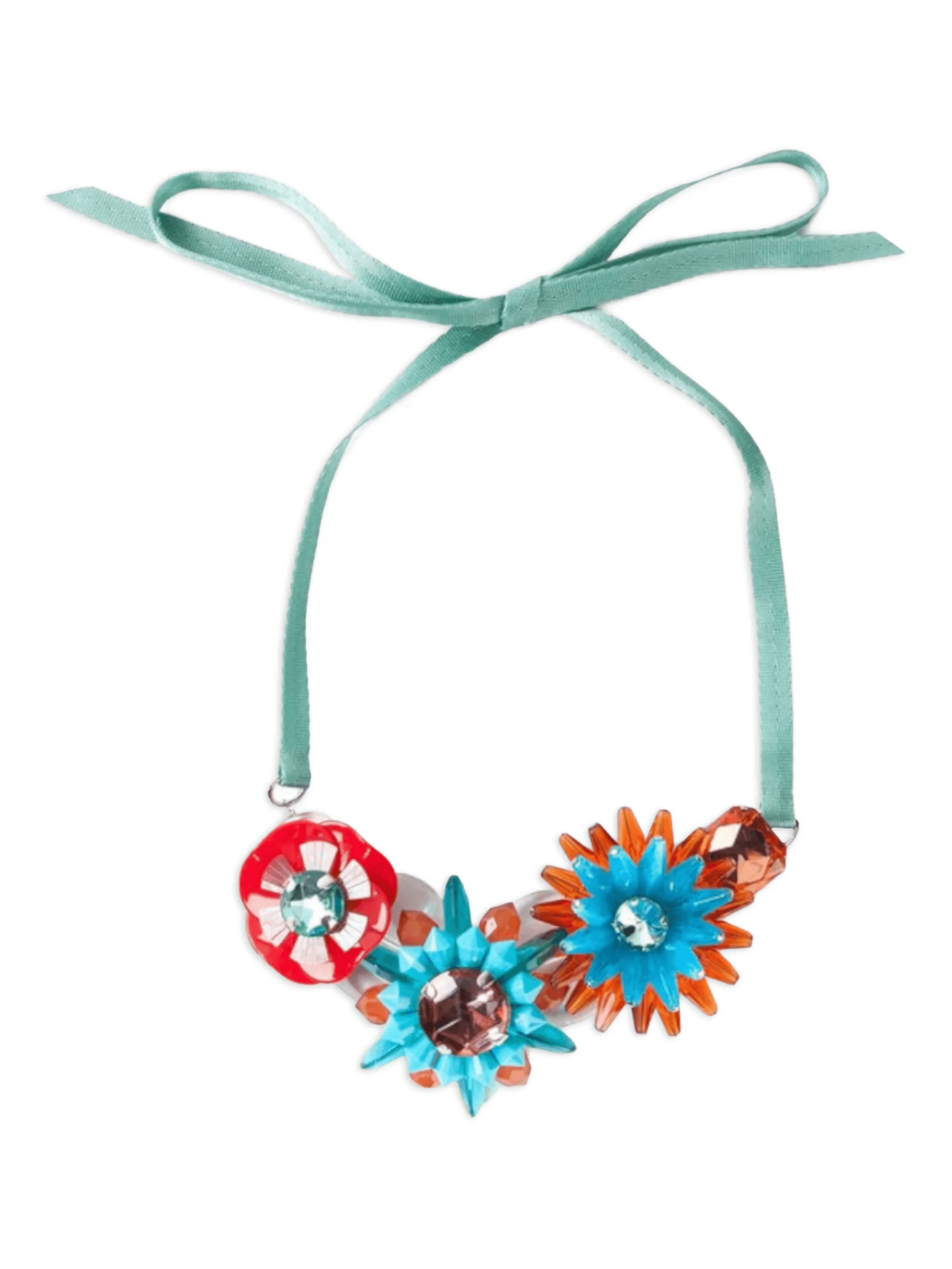 Margaret flower-embellished necklace - Image 1