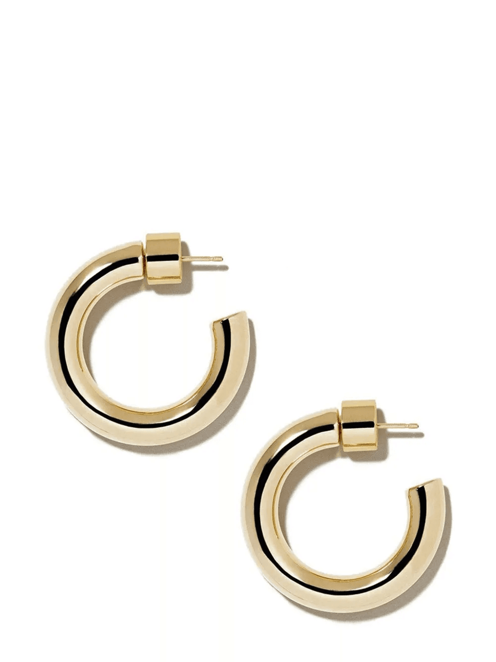 Natasha polished-finish hoop earrings - Image 1
