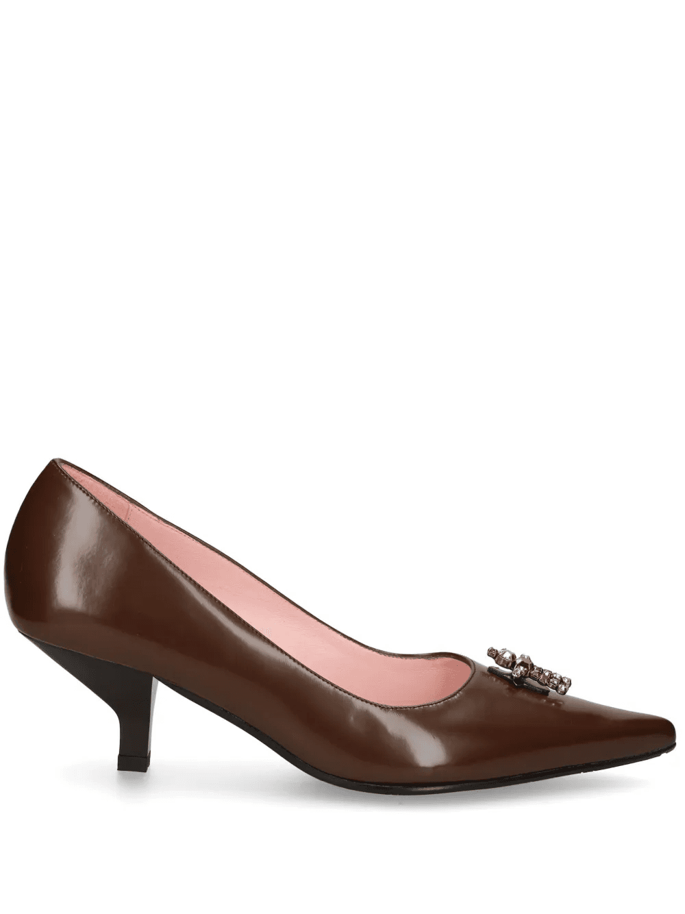 50mm pointed-toe embellished pumps - Image 1