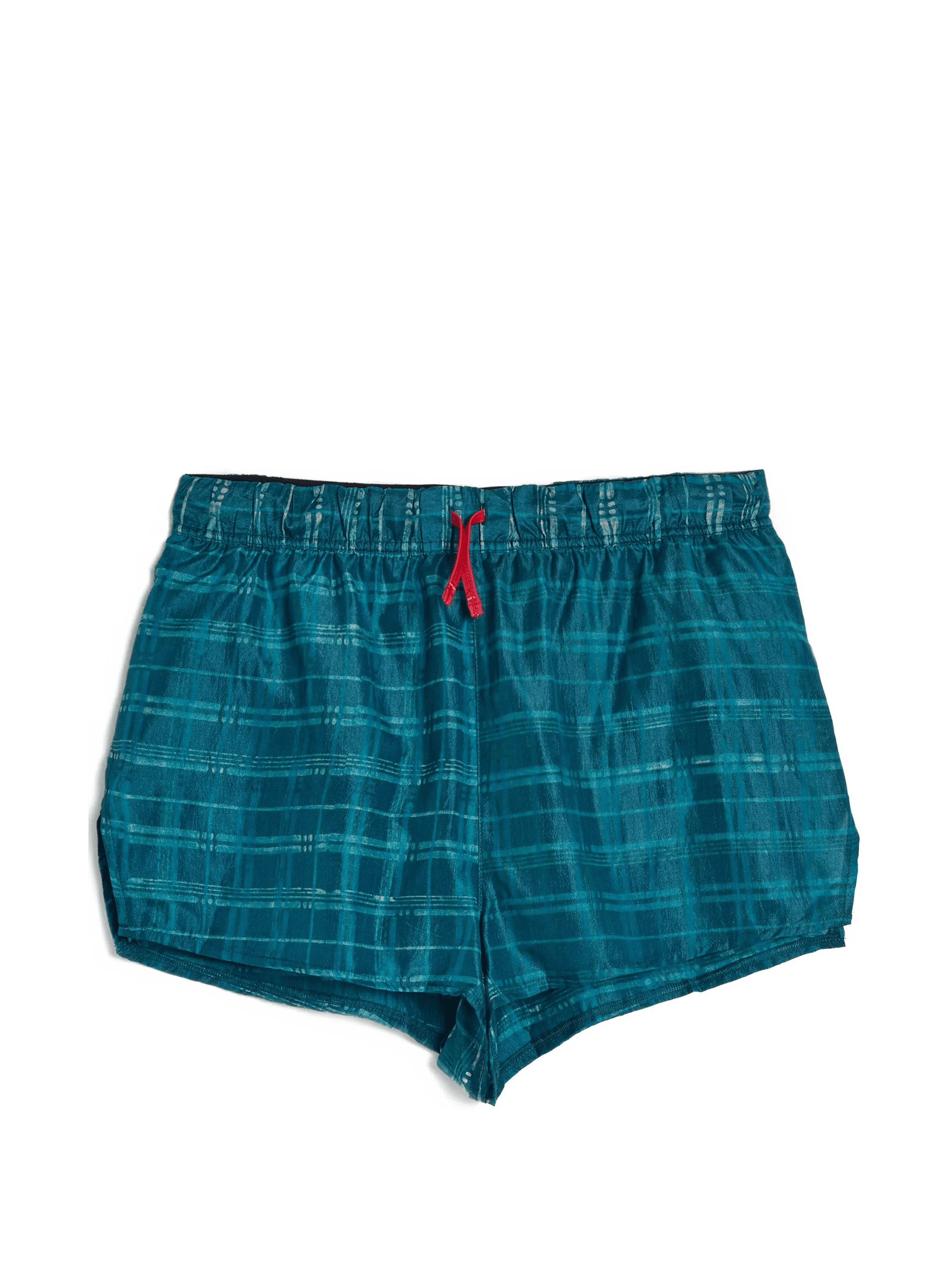 checked booty shorts - Image 1