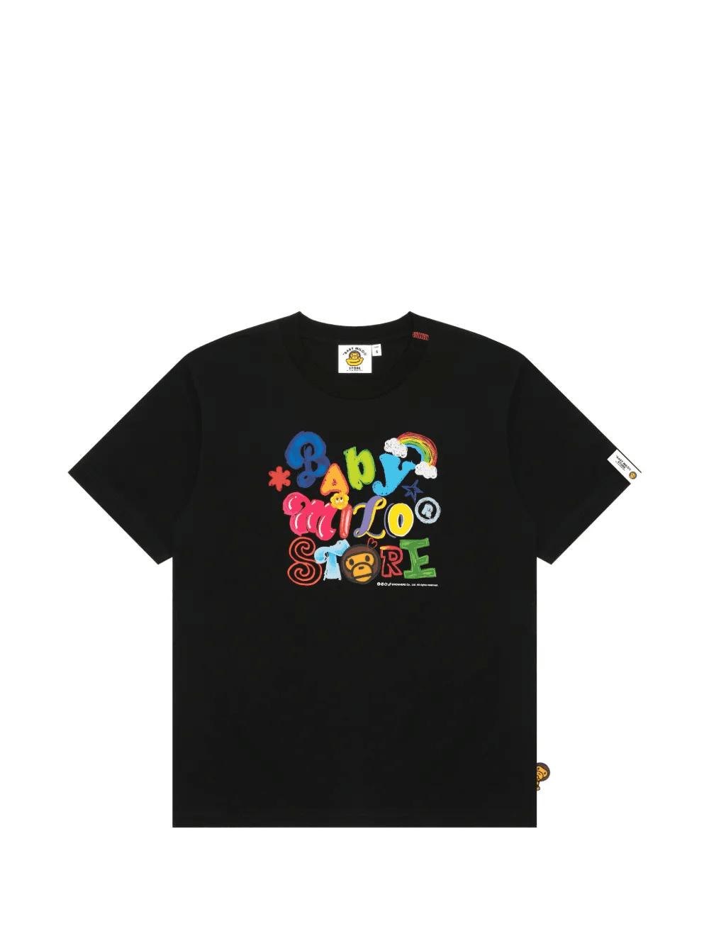 graphic crew-neck T-shirt - Image 1