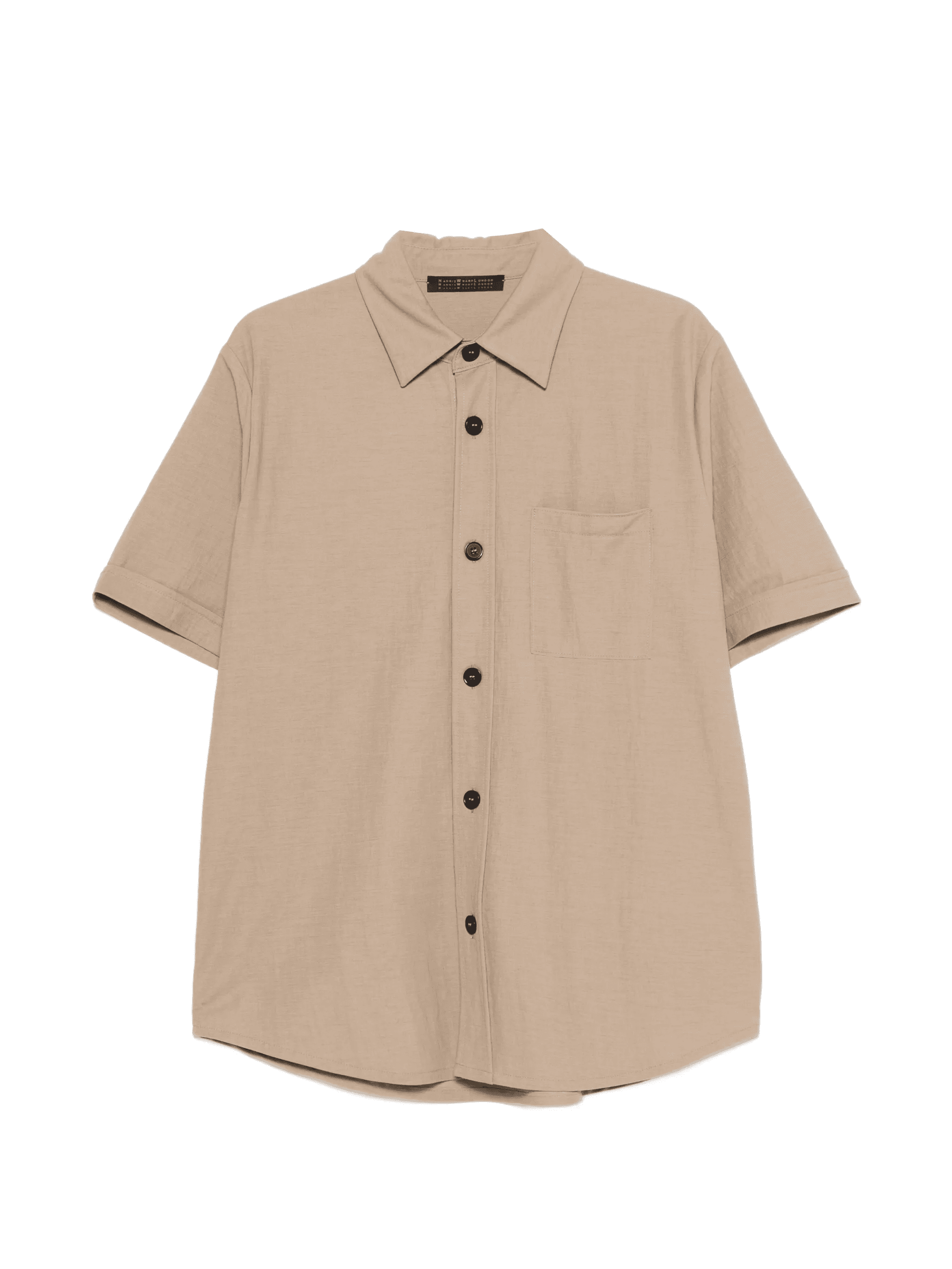 Summer button short-sleeve shirt - Image 1