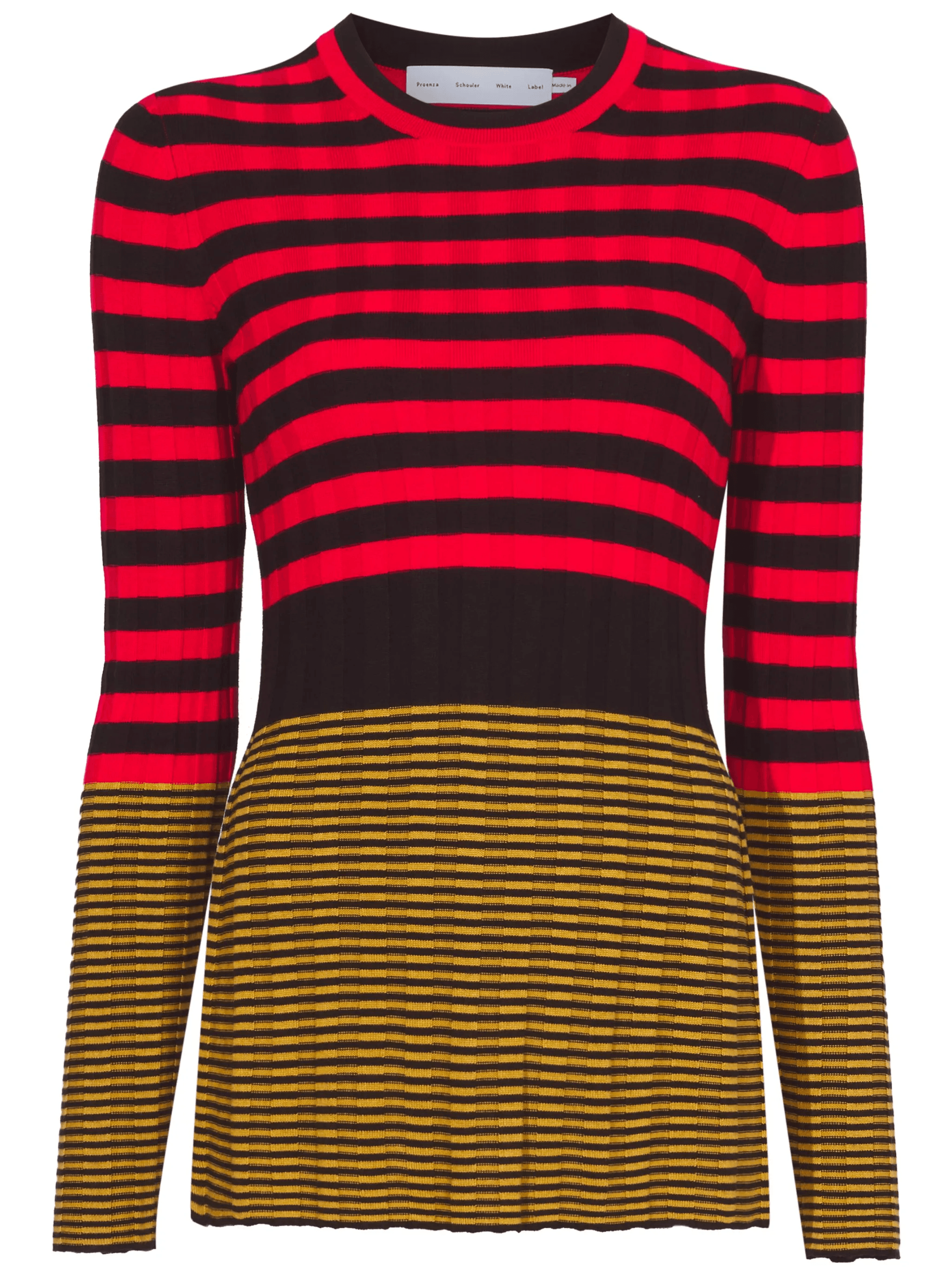 Slinky striped long-sleeve jumper - Image 1