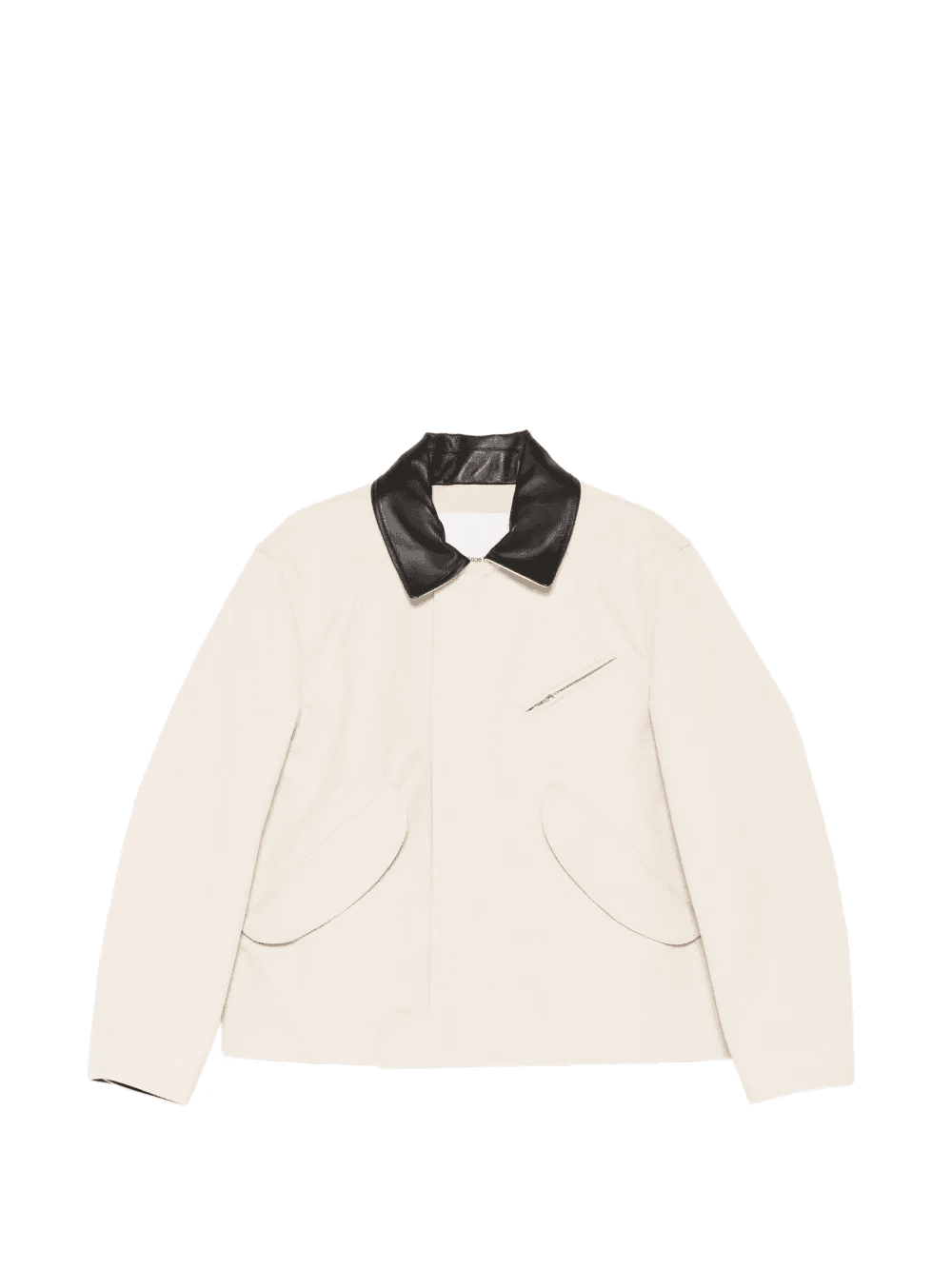 Painter leather-collar jacket - Image 1