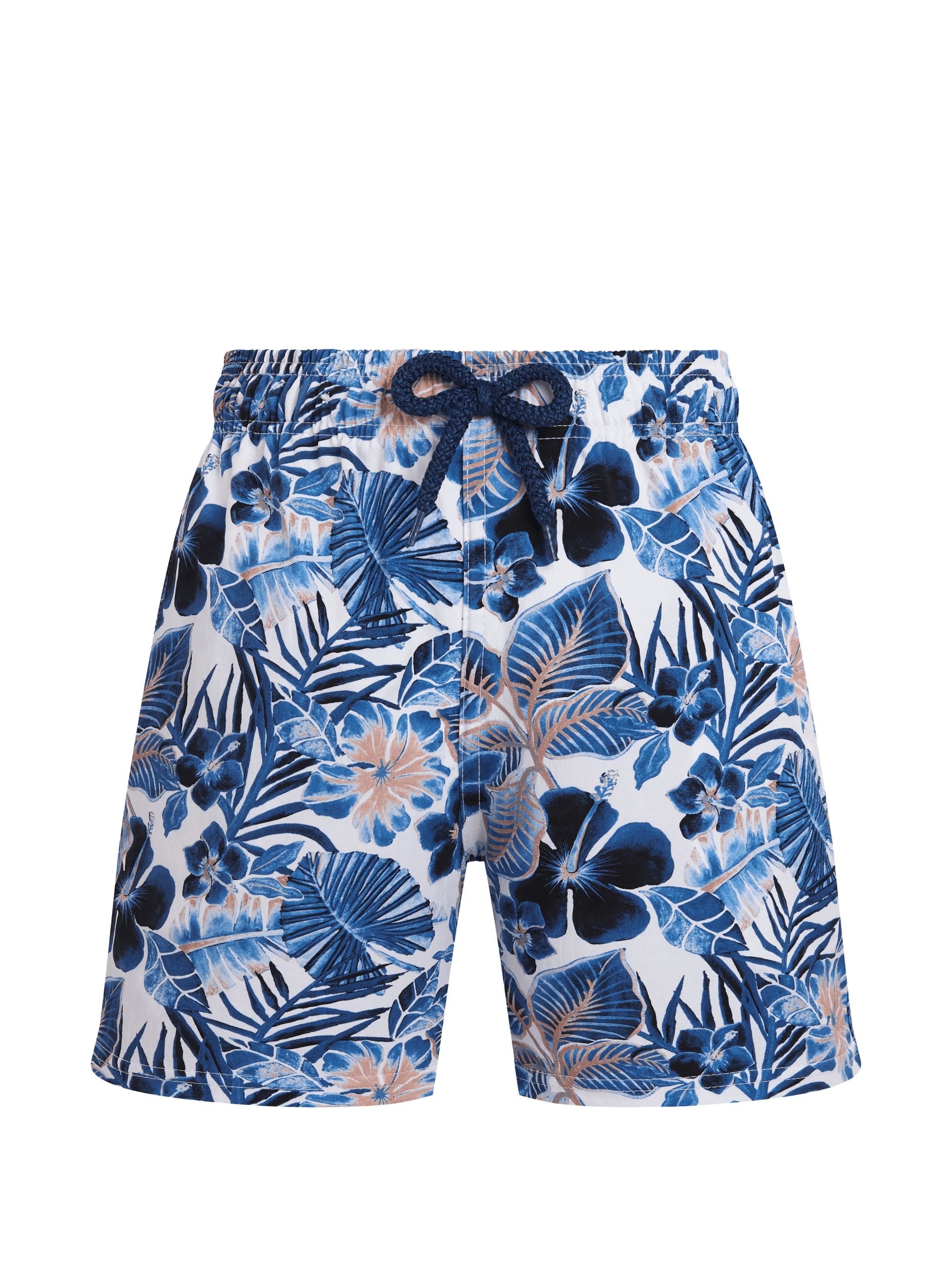 elasticated floral swim shorts - Image 1