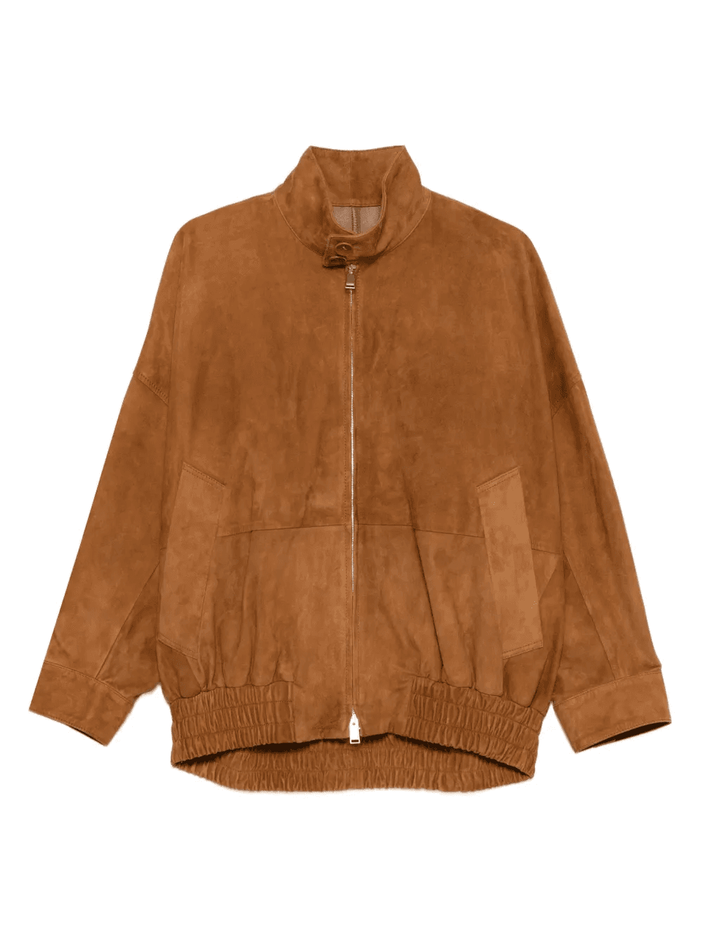 leather bomber jacket - Image 1