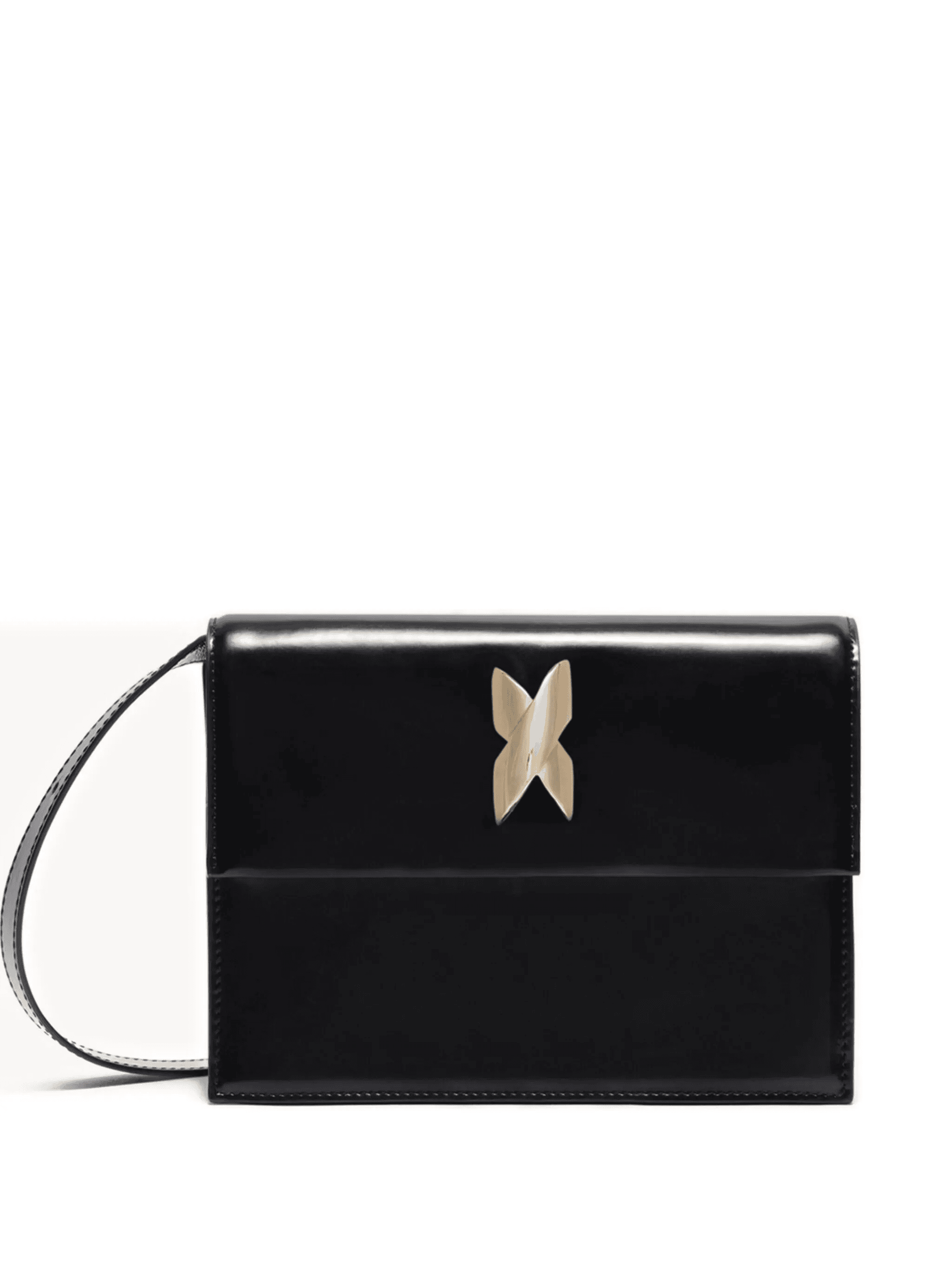 medium flap-front clutch bag - Image 1