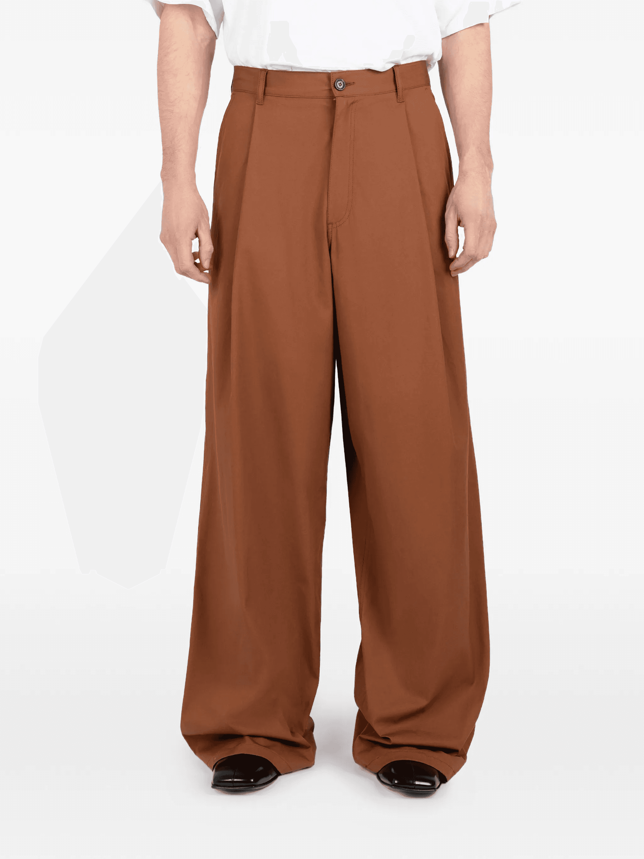 pleated wide trousers - Image 1