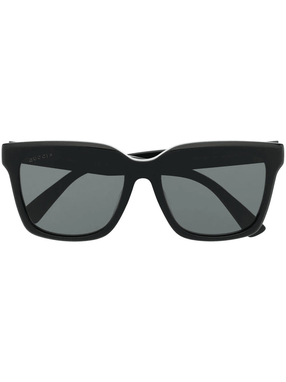 square-frame logo sunglasses - Image 1