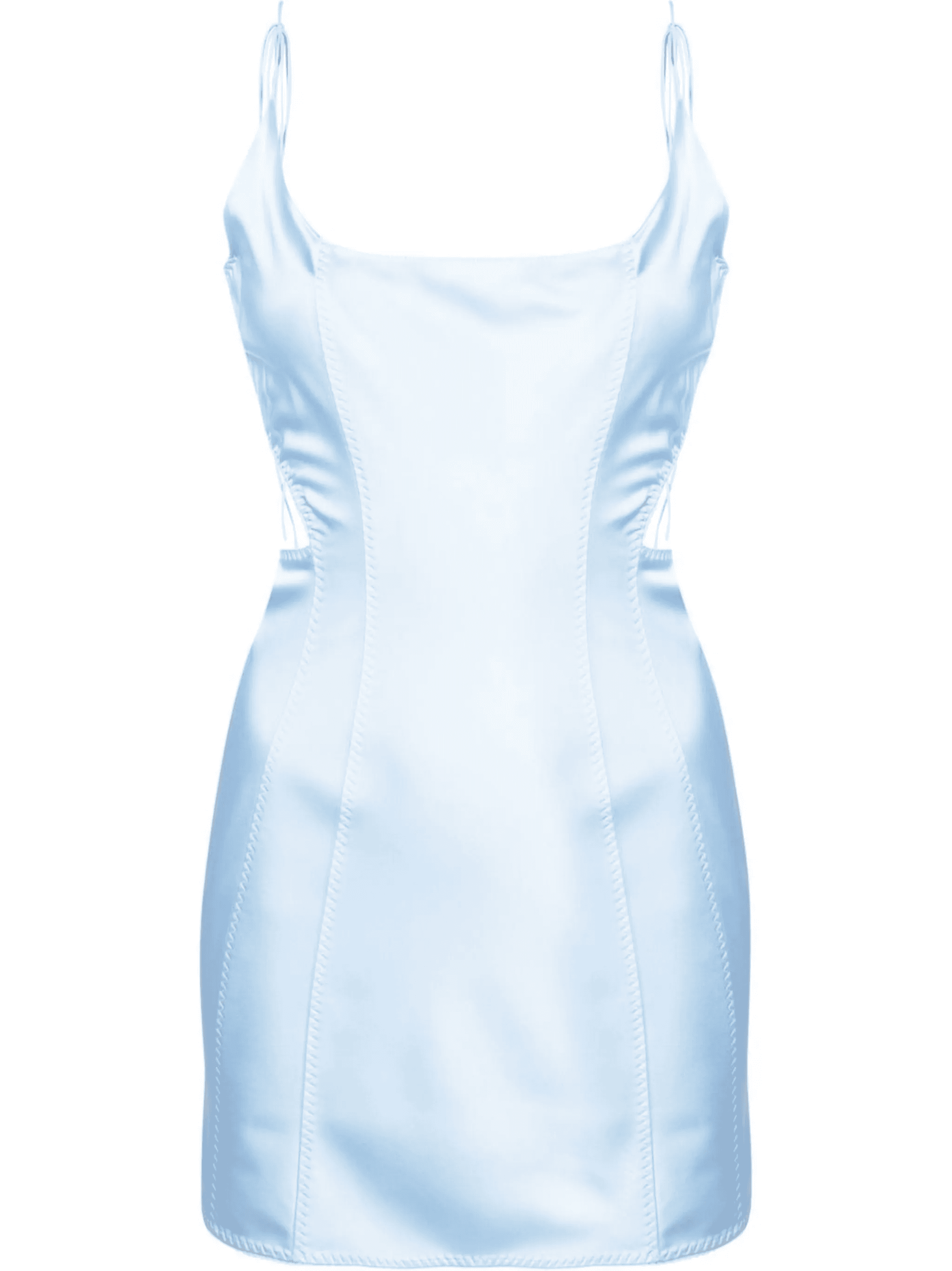 open-back minidress - Image 1