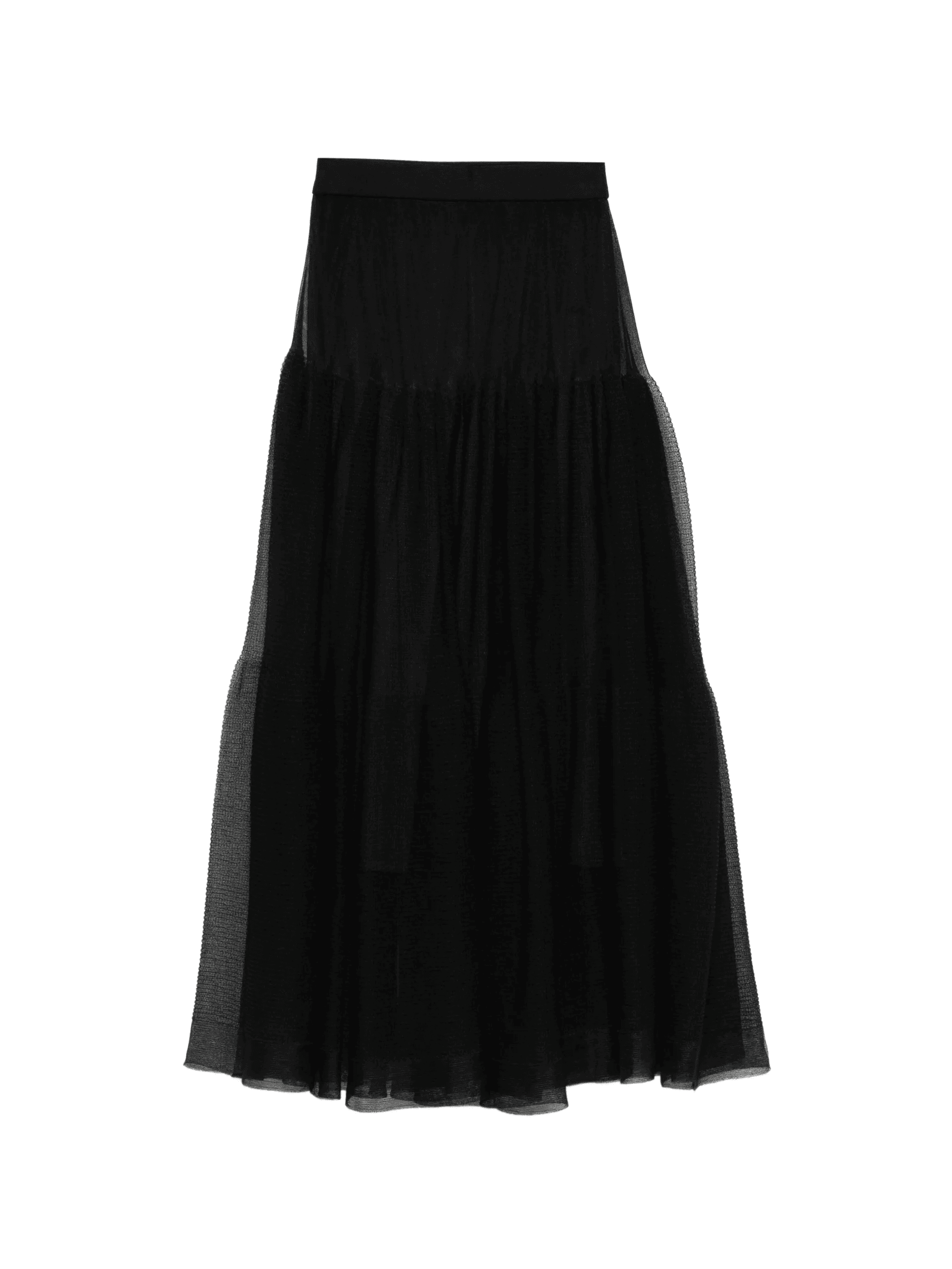 tiered midi skirt - Image 1