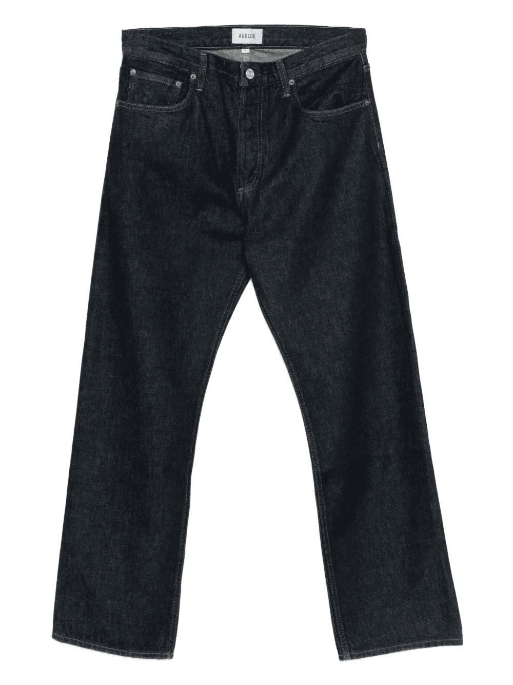 pocketed denim straight-leg jeans - Image 1