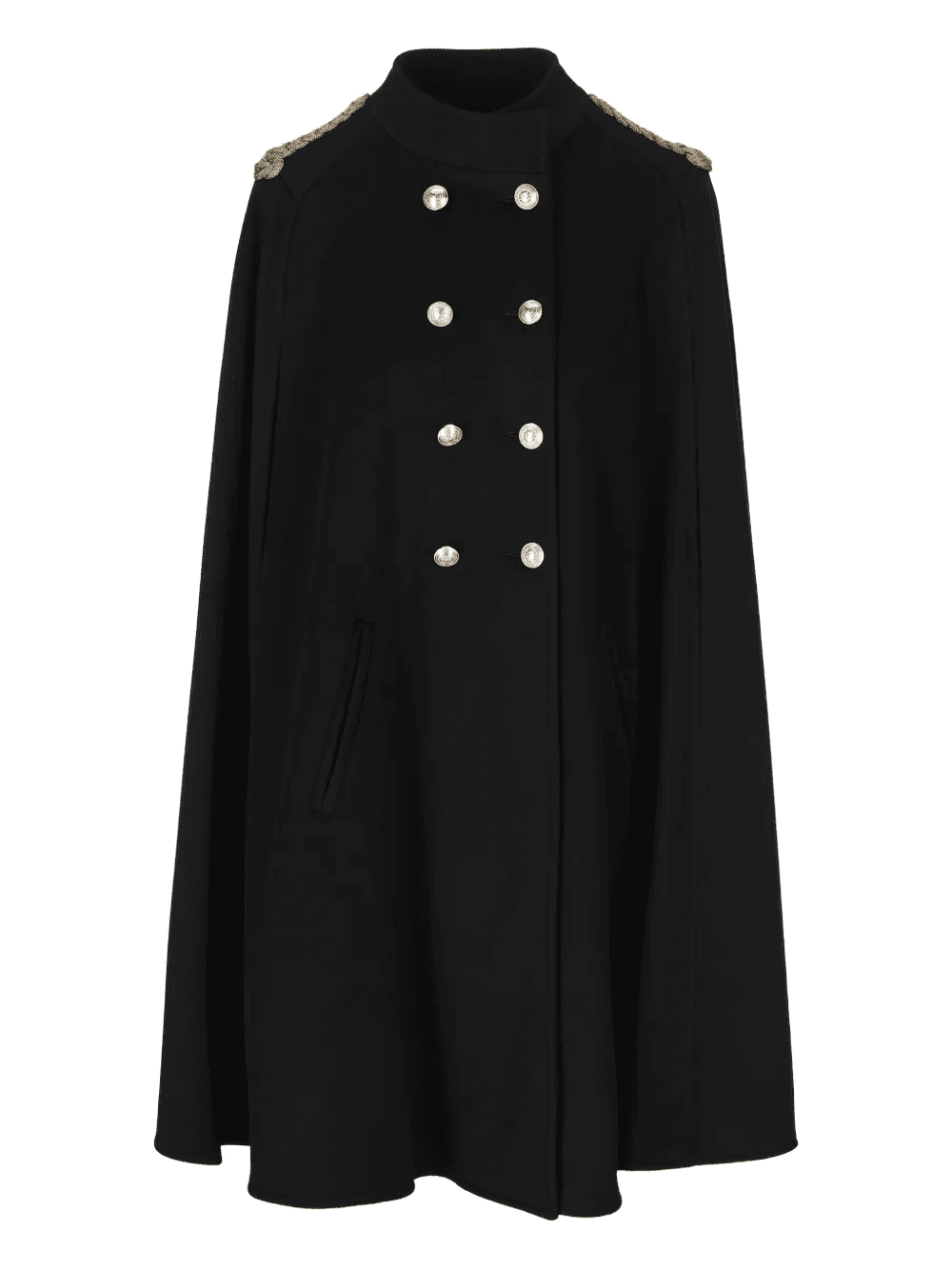 double-breasted cape - Image 1