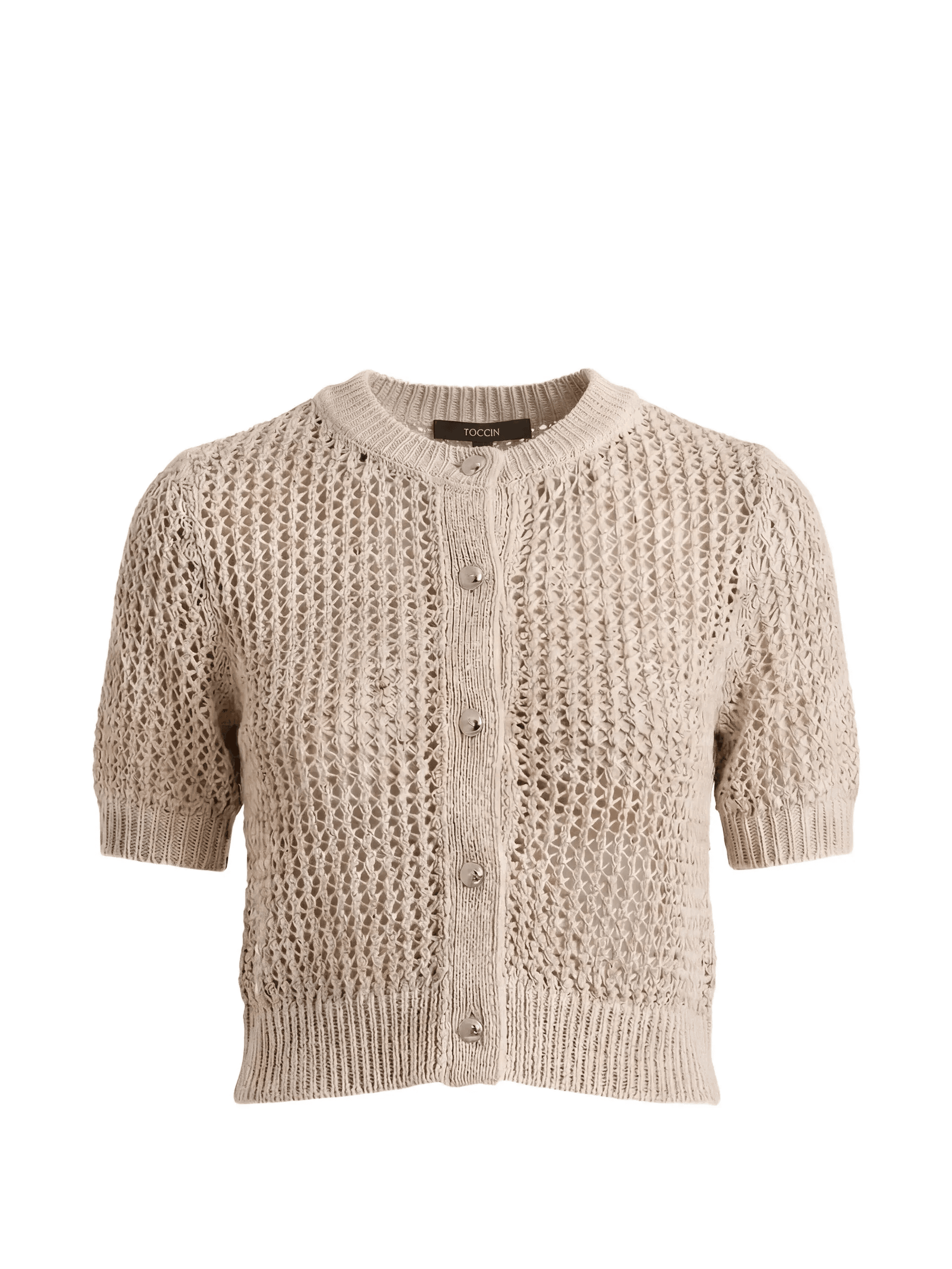 Janice short-sleeve button cardigan - Image 1