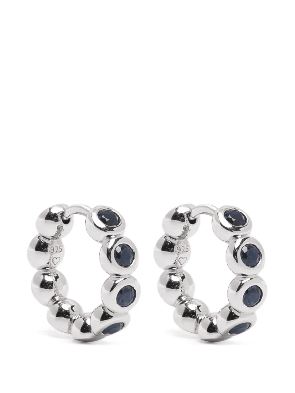 Tennis small hoop earrings - Image 1