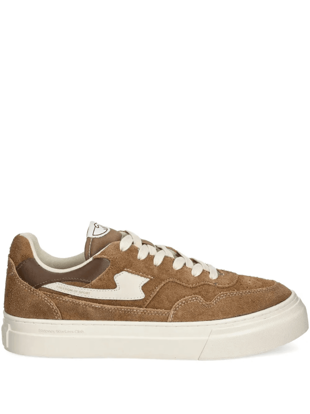 Pearl S-Strike suede panelled trainers - Image 1