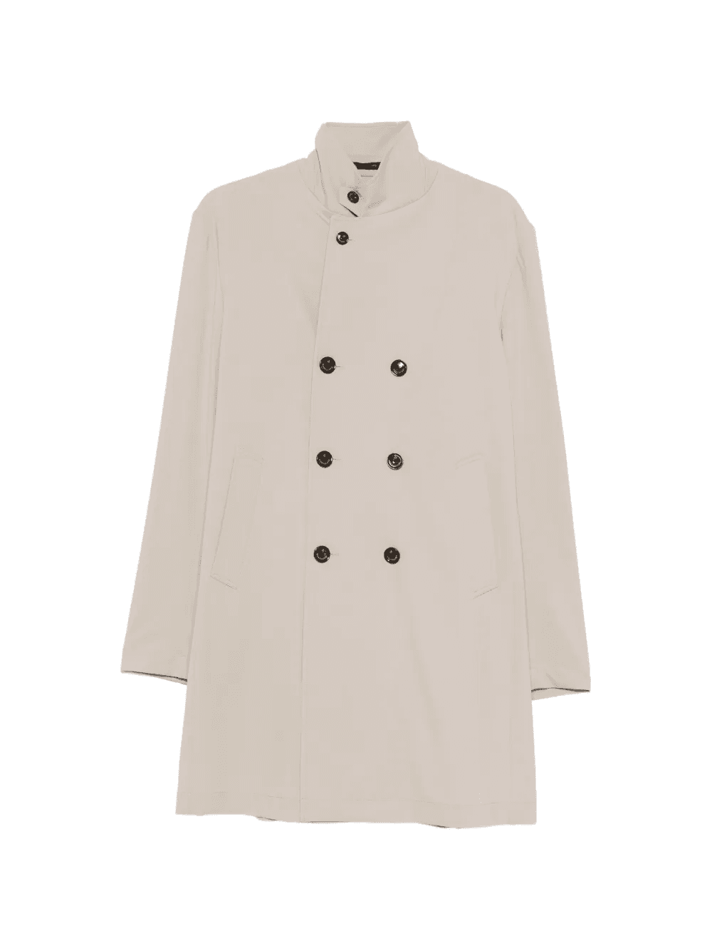 double-breasted trench coat - Image 1
