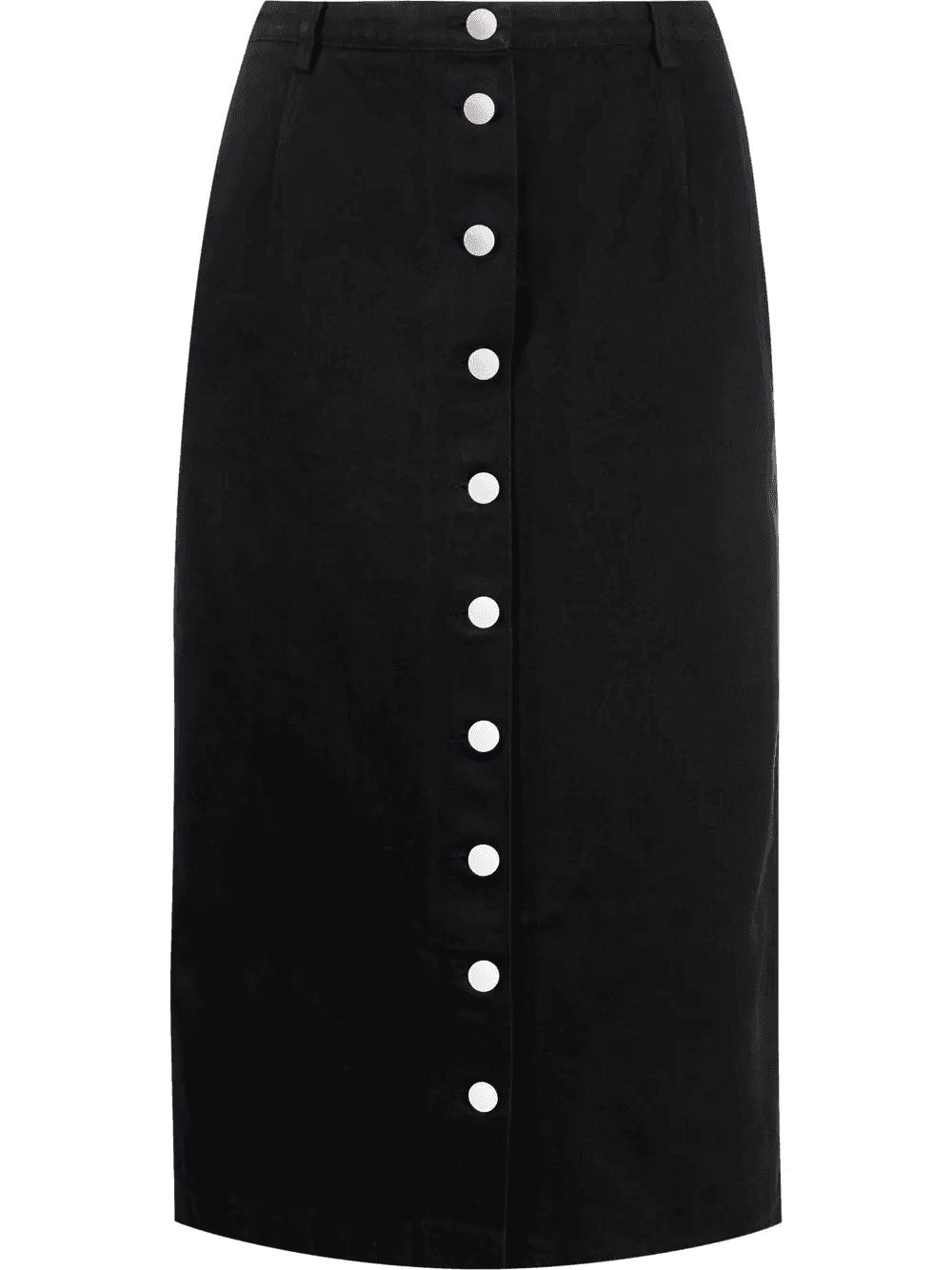 button-down midi skirt - Image 1