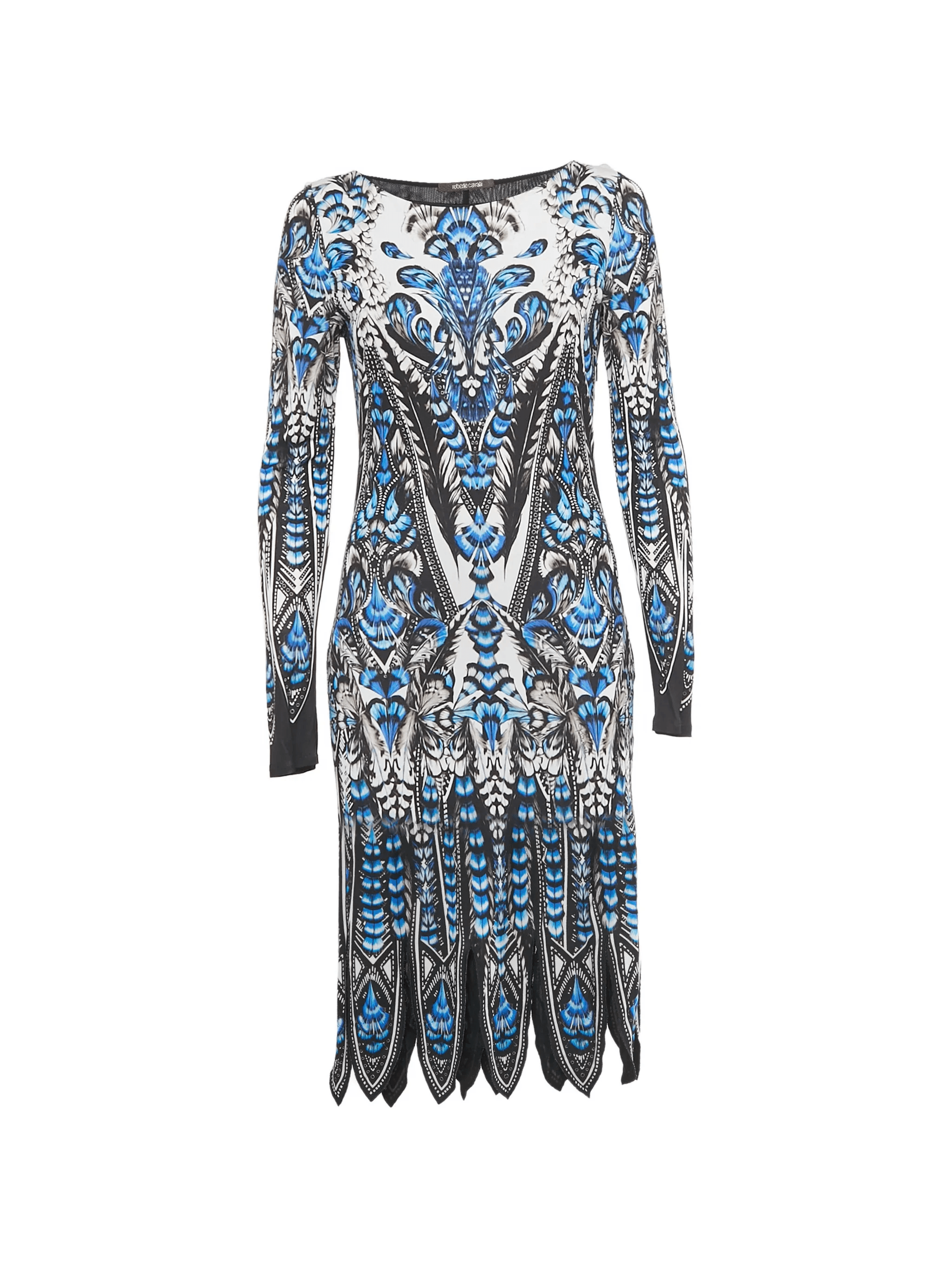 jersey printed midi dress - Image 1