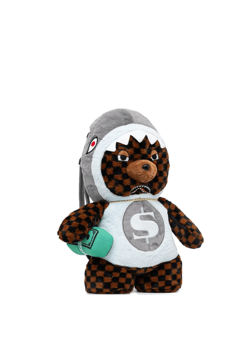 bear-shape dollar-detail backpack - Image 1