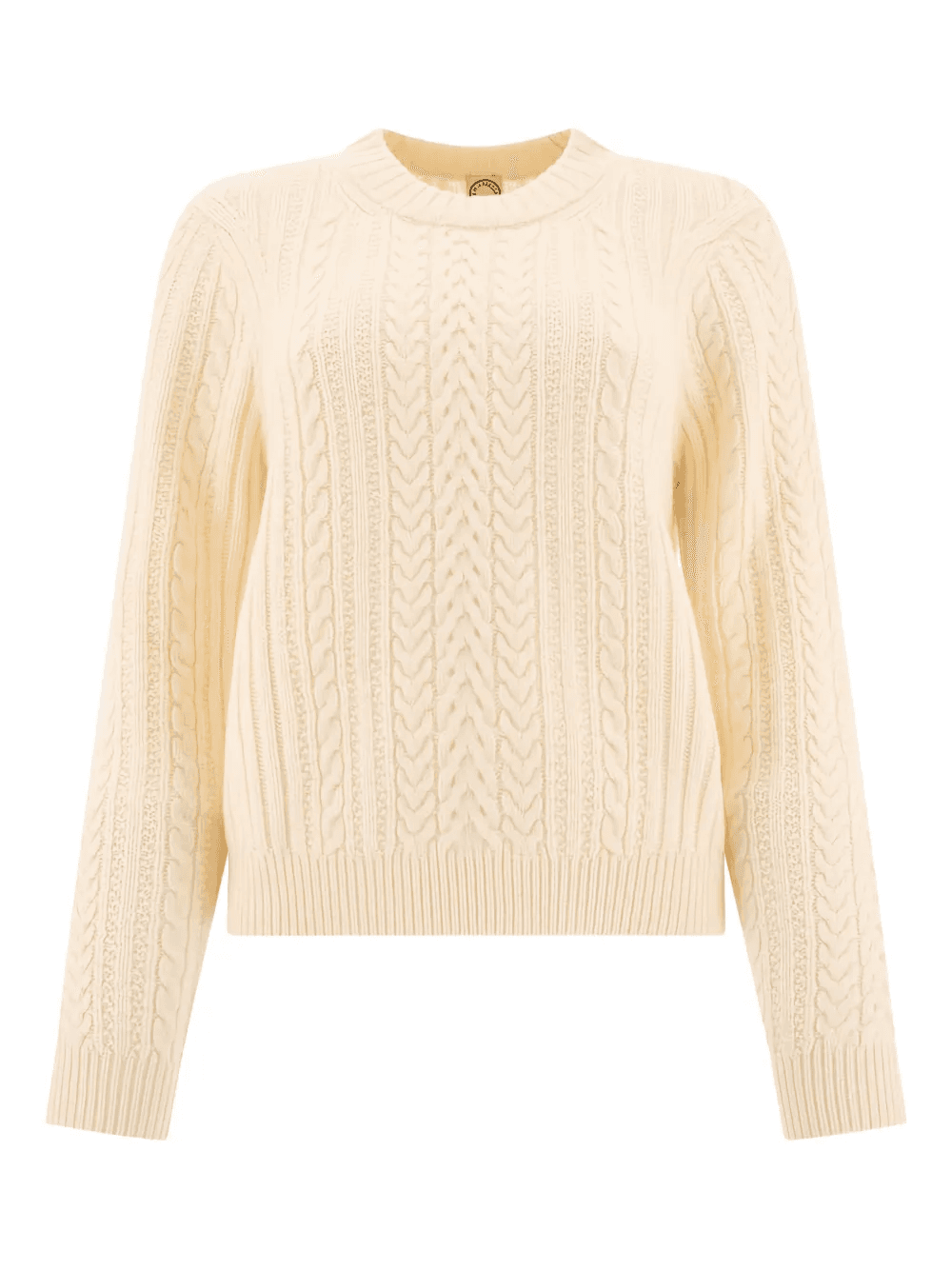 cable-knit ribbed sweater - Image 1