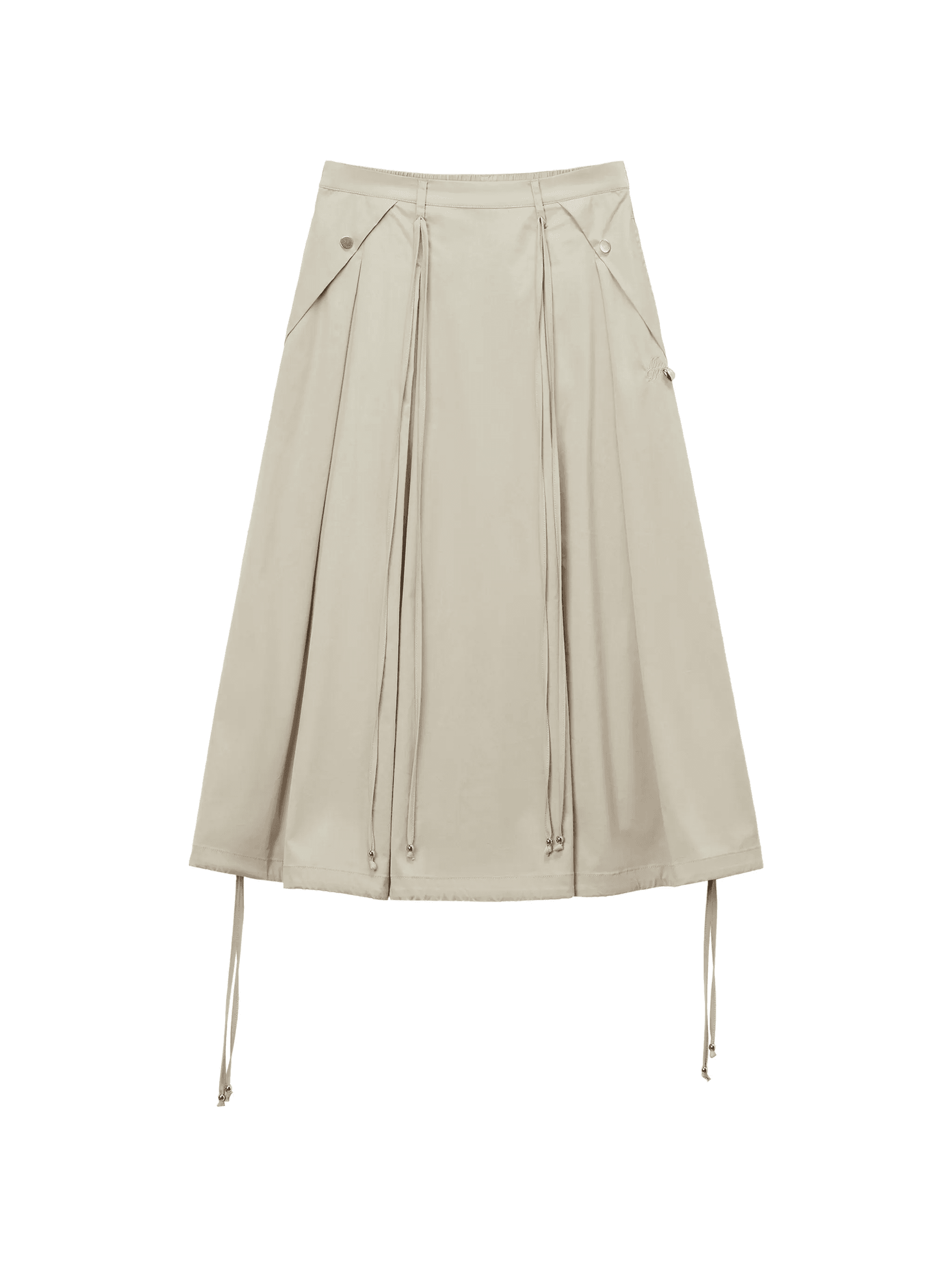 pleated midi skirt - Image 1