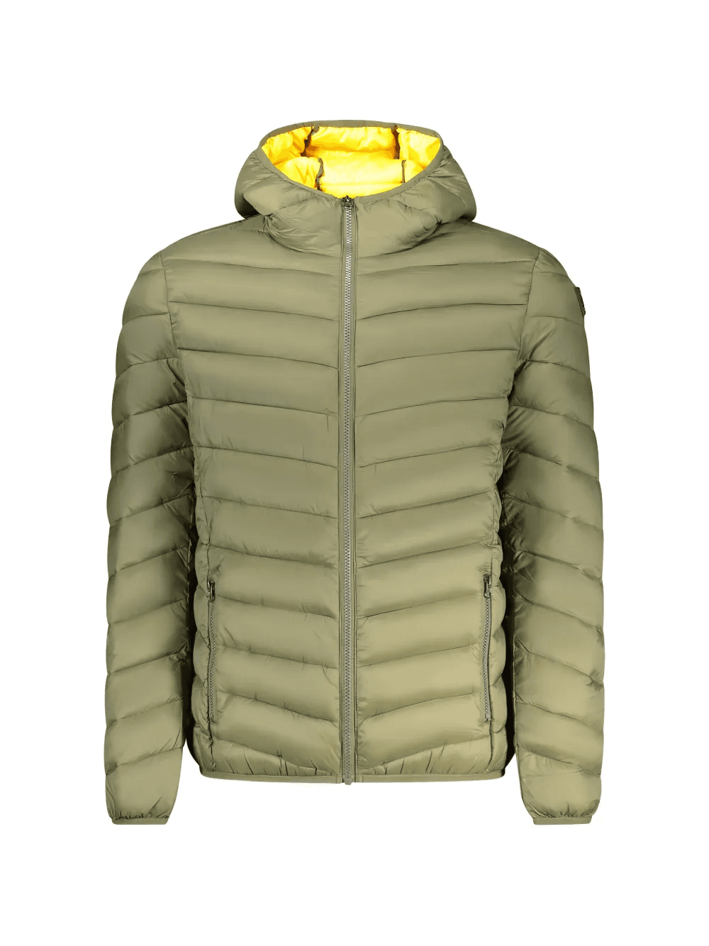 quilted zip-up hooded jacket - Image 1