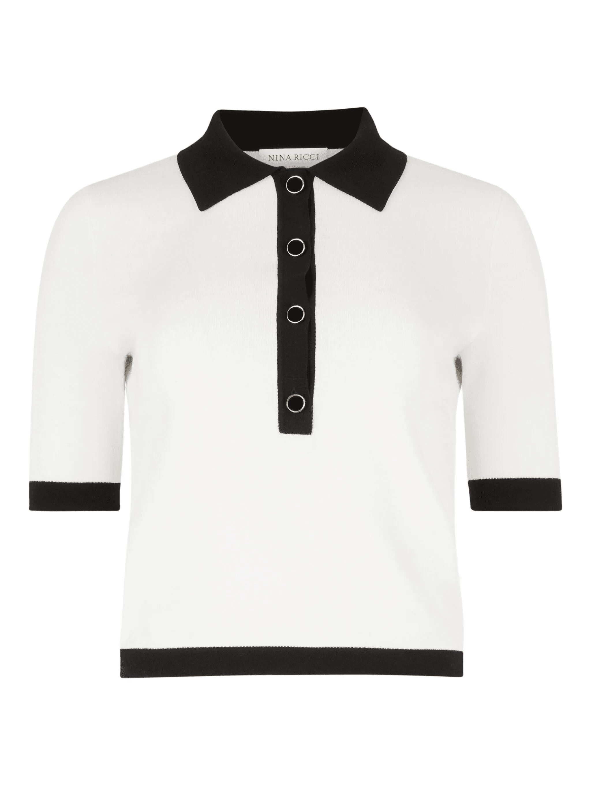 button short-sleeves polo shirt - Image 1