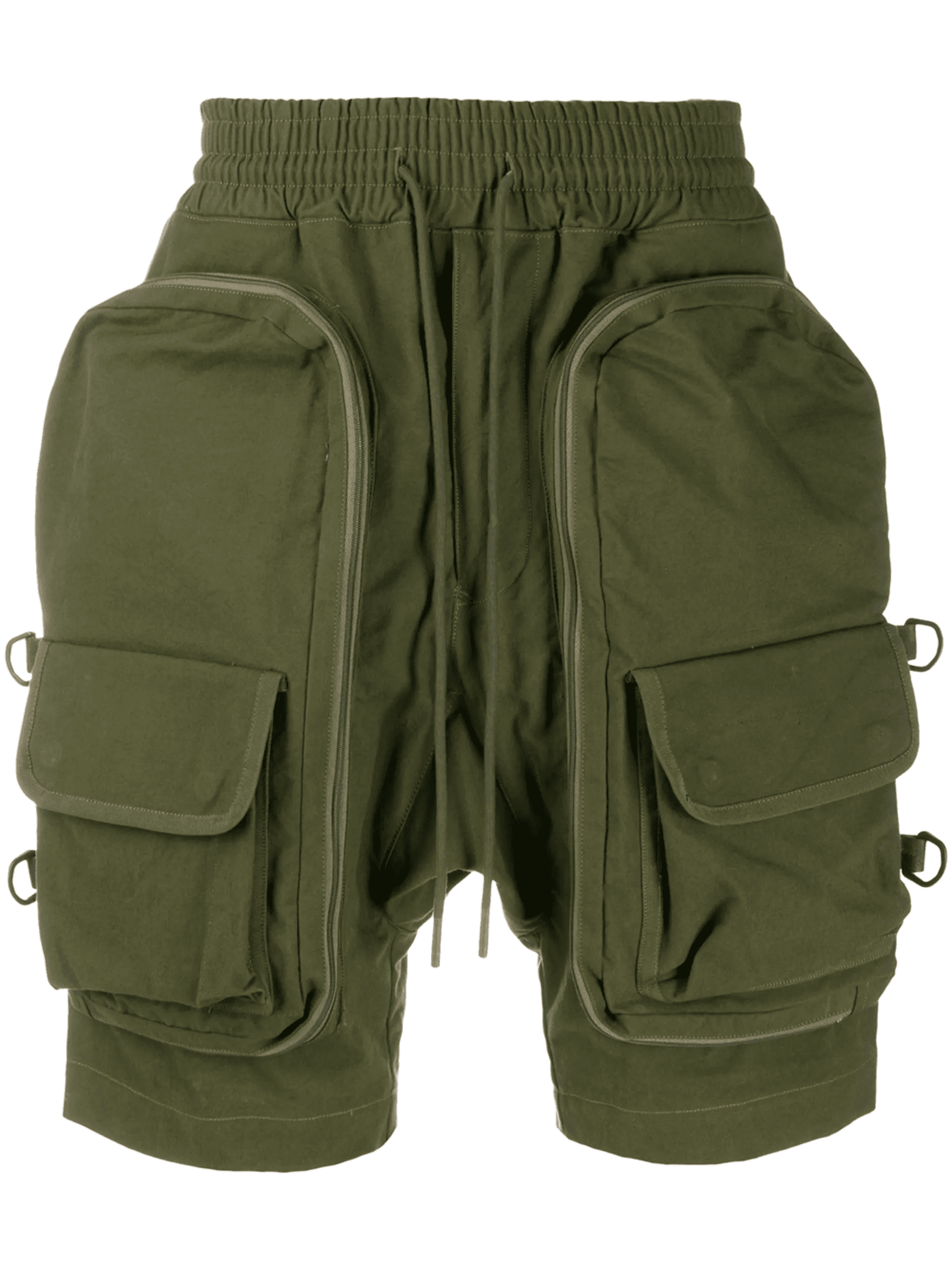 drawstring cargo shorts - Image 1