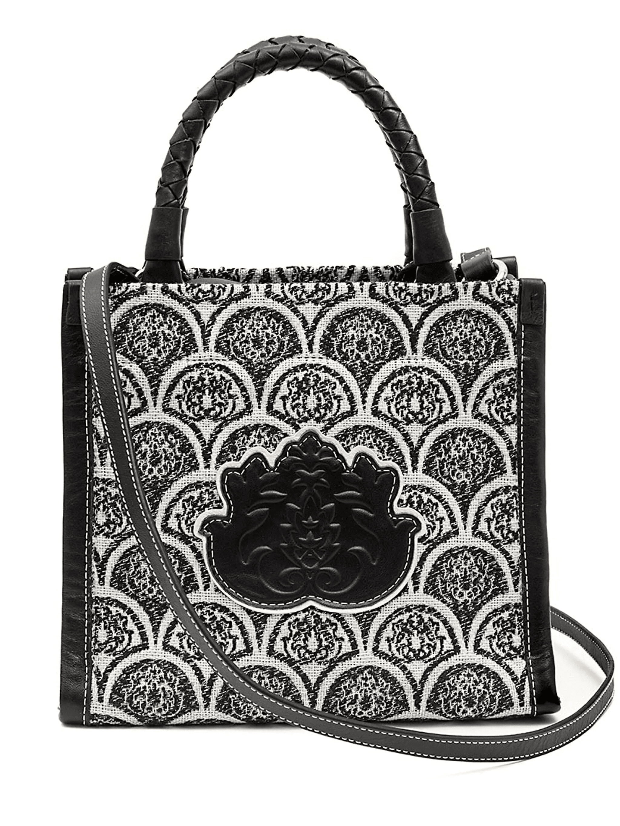 Sirena jacquard-print shoulder bag - Image 1