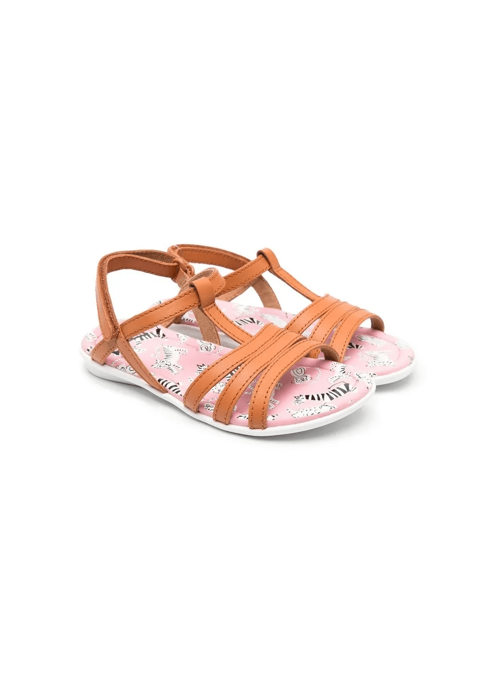 Right leather sandals - Image 1