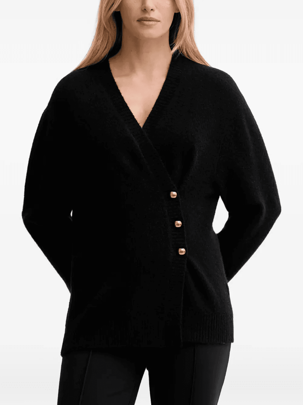 button-up V-neck cardigan - Image 1