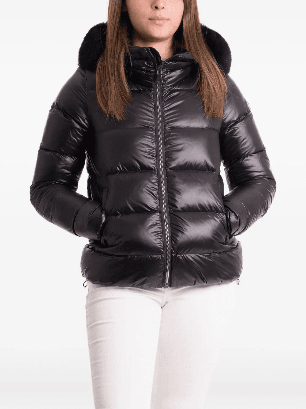 hooded puffer jacket - Image 1