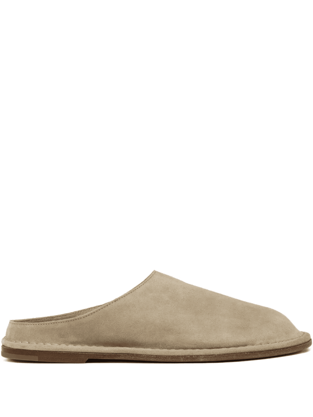 suede stitched sandals - Image 1