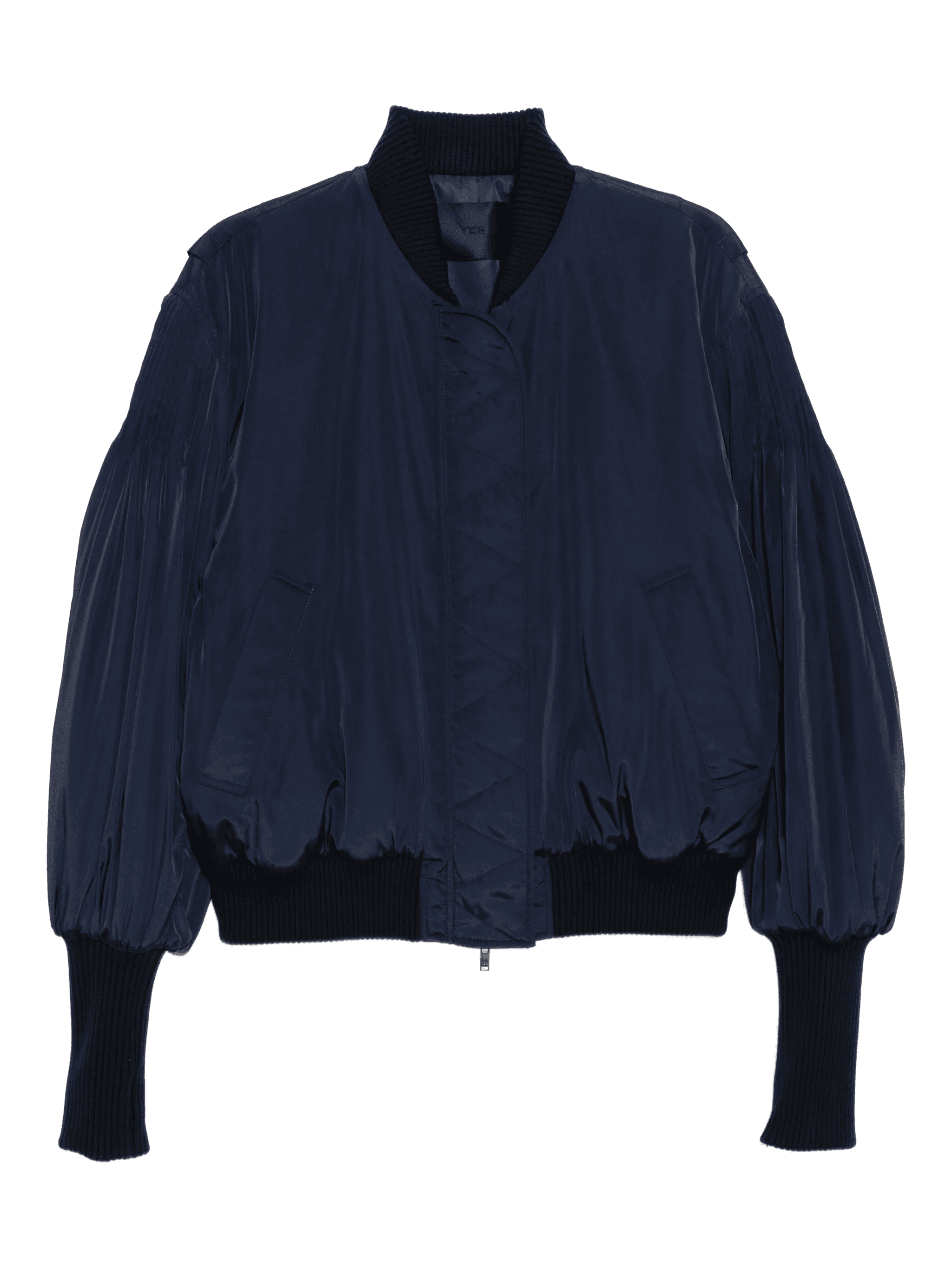 pleated-sleeve jacket - Image 1