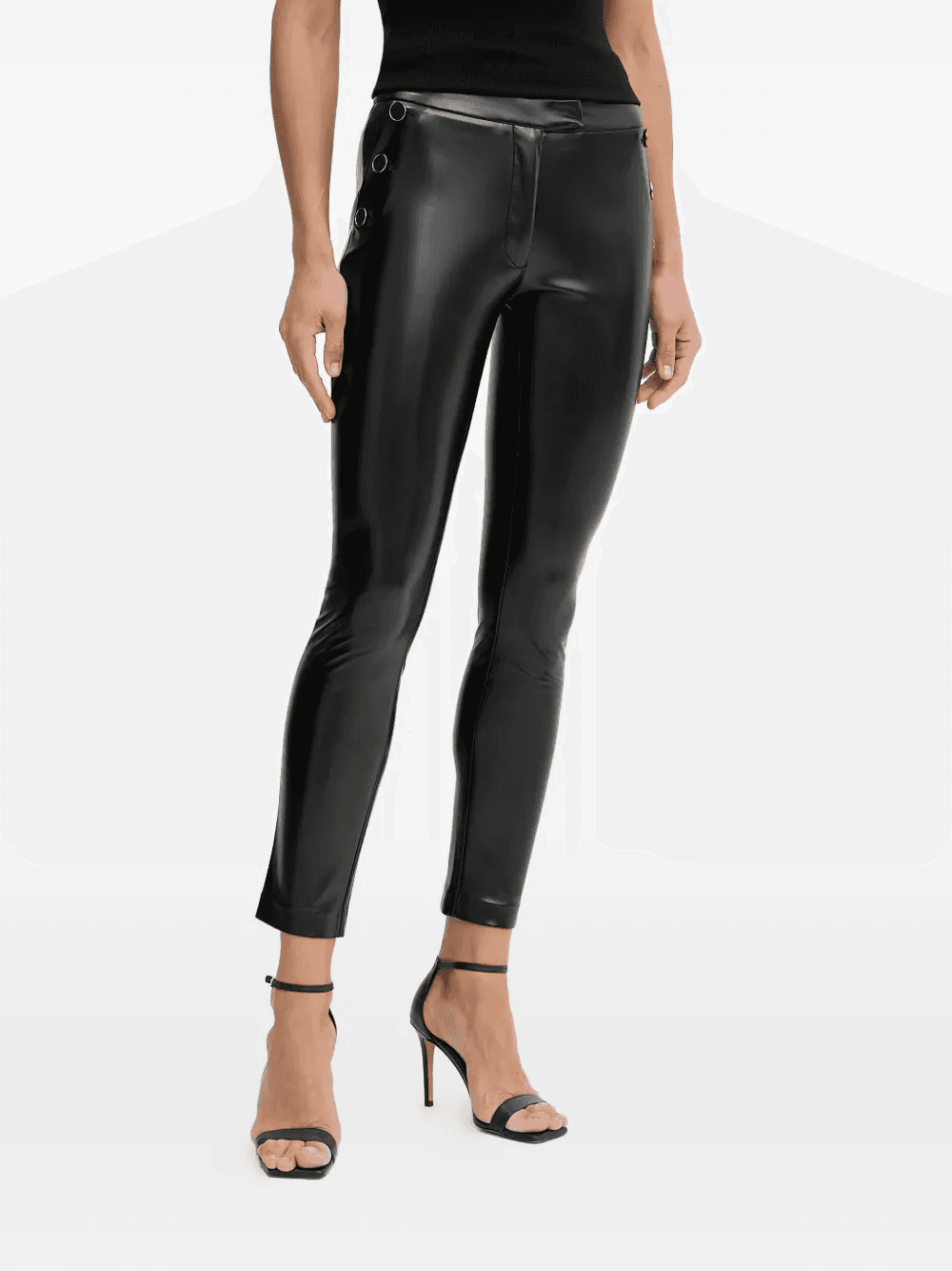 button-detail trousers - Image 1