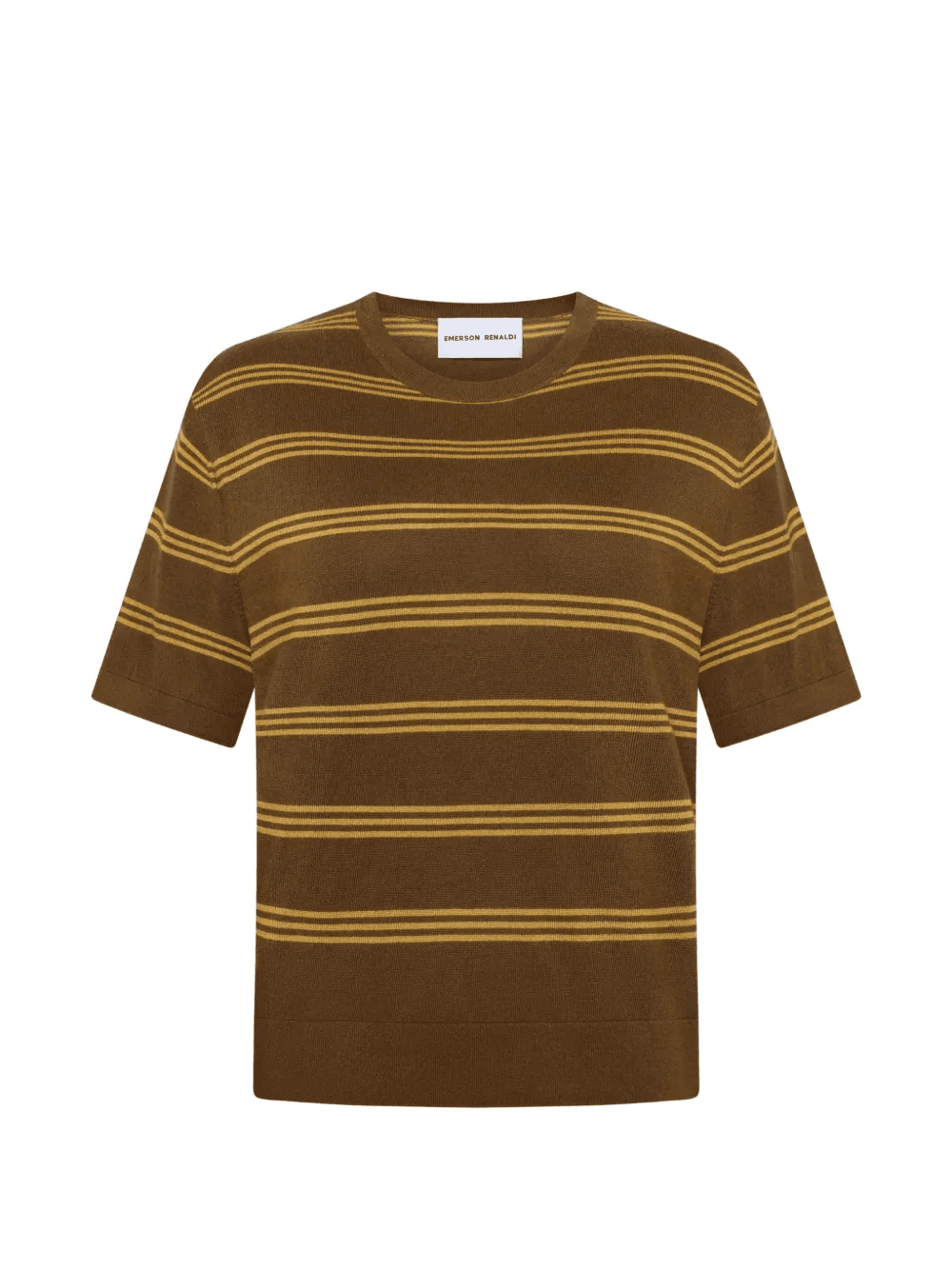 striped short-sleeved top - Image 1