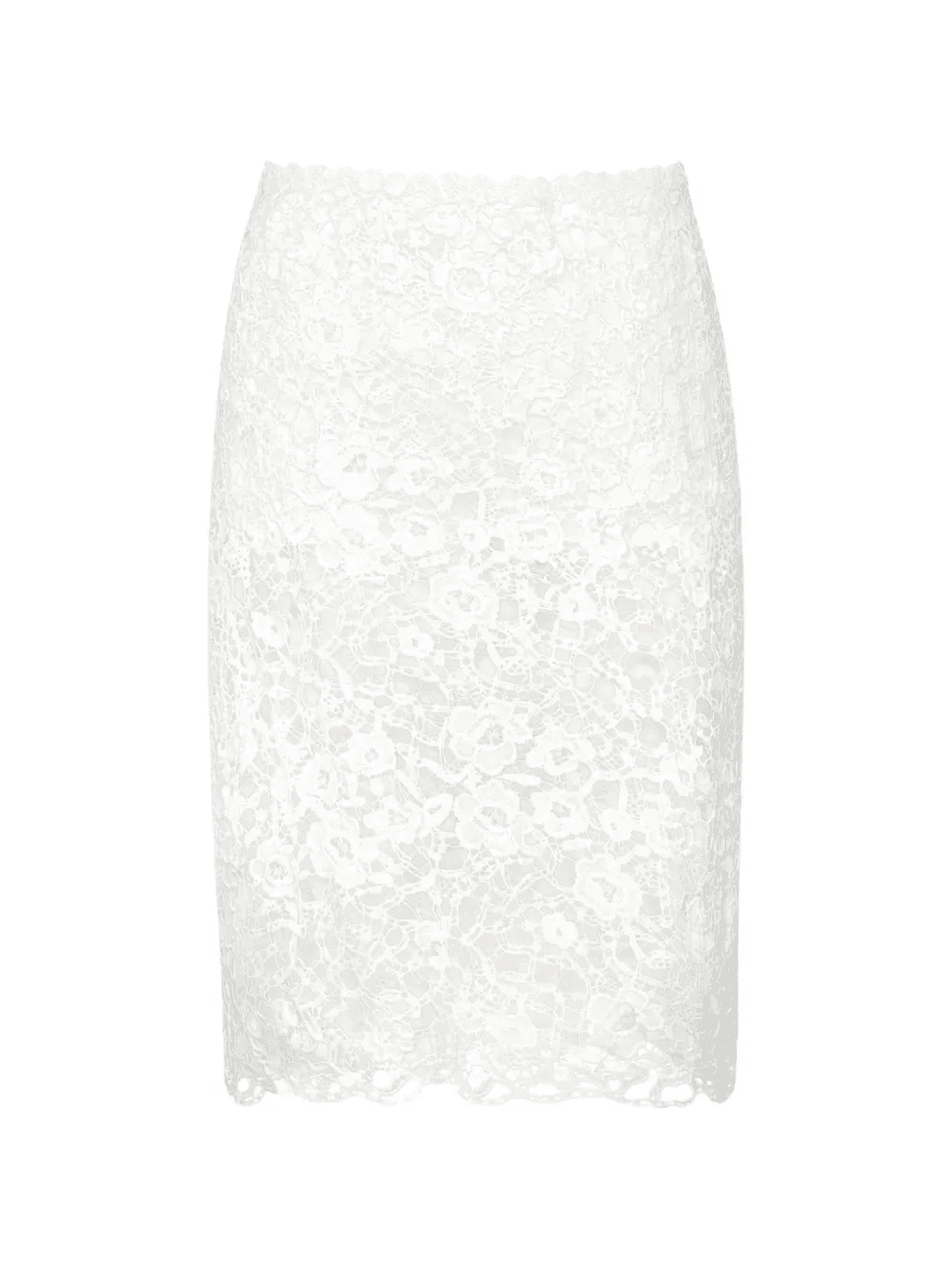 floral-lace midi skirt - Image 1