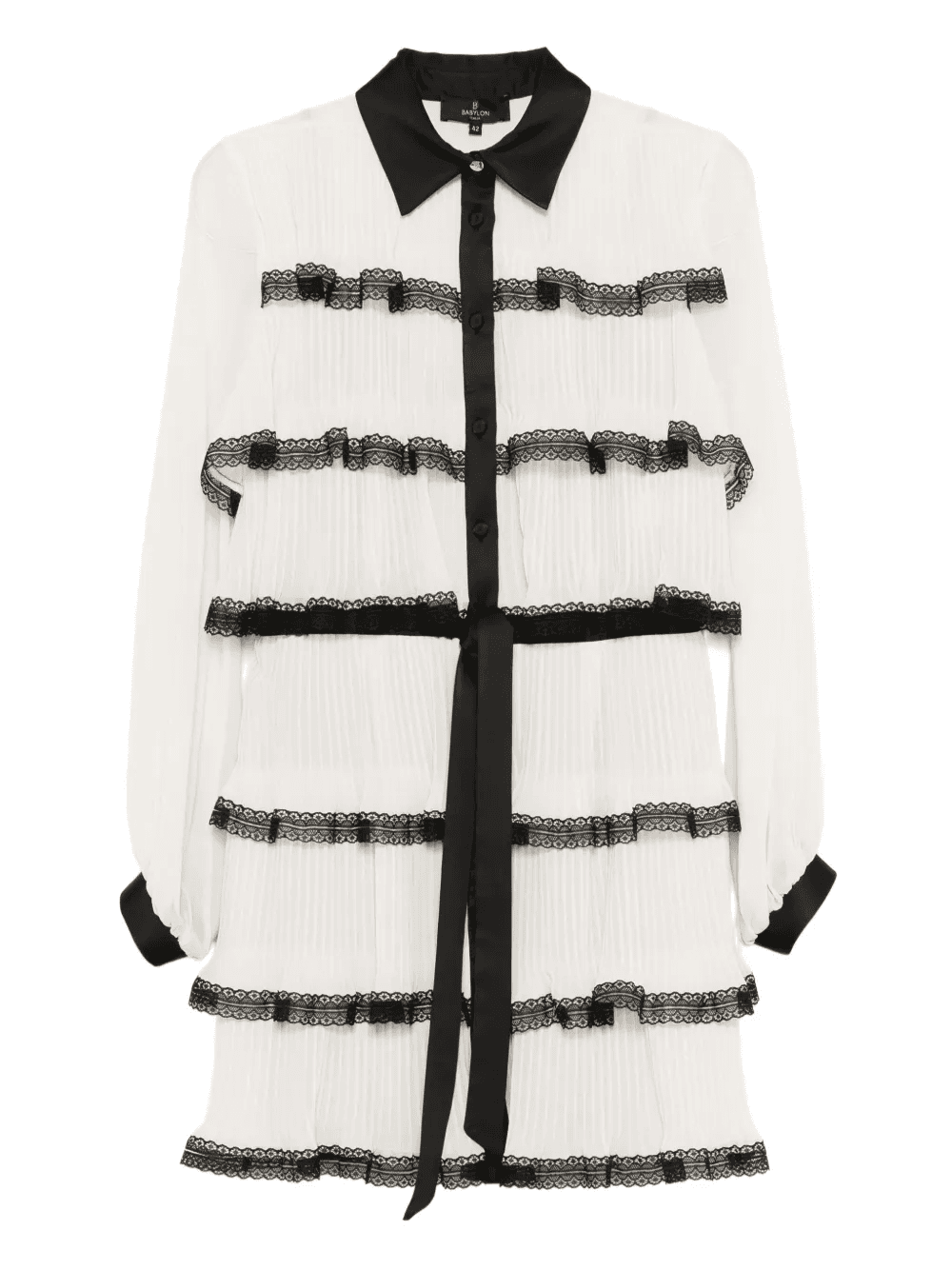 lace tiered dress - Image 1