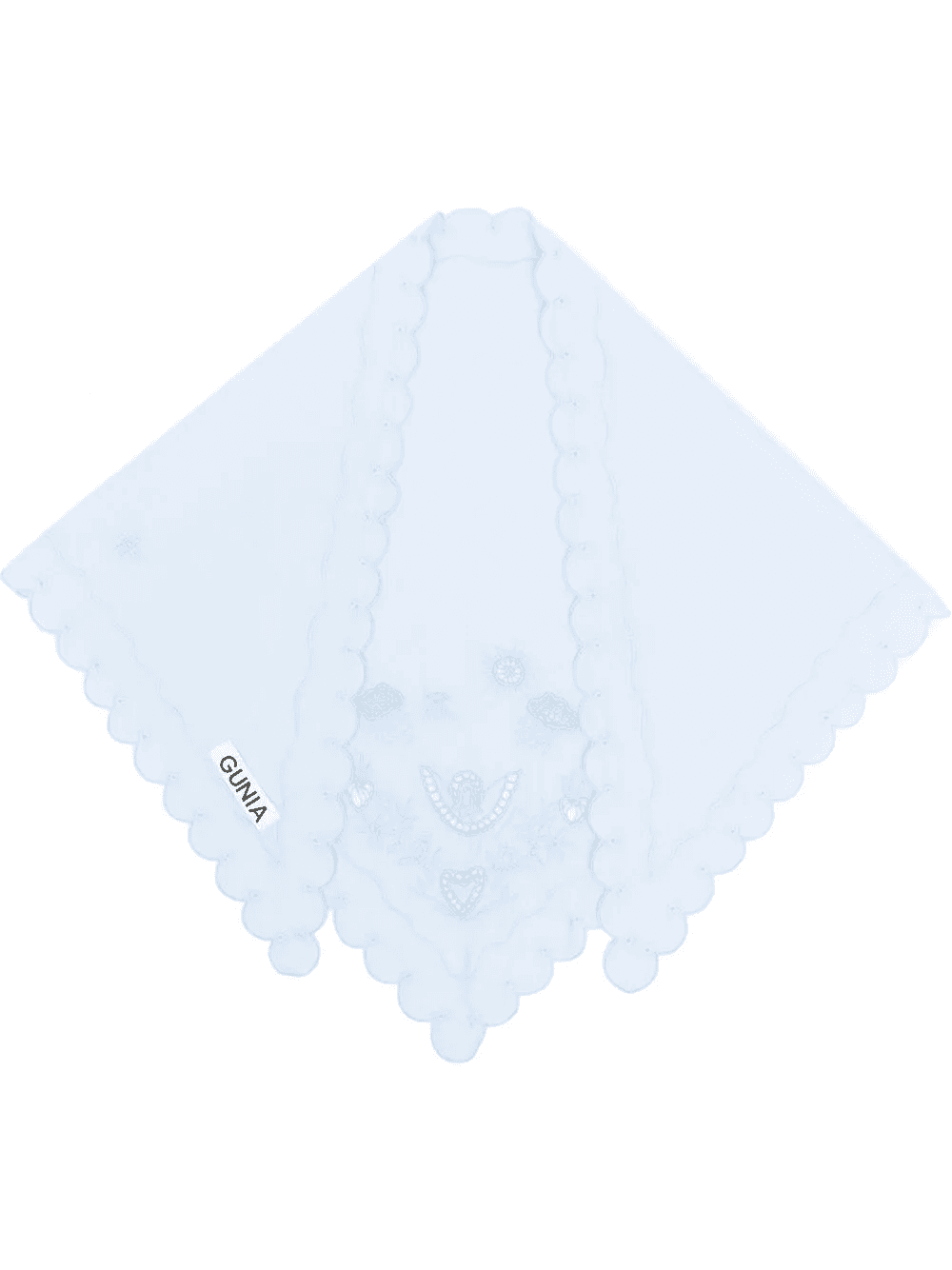 broderie-anglaise cotton scarf - Image 1