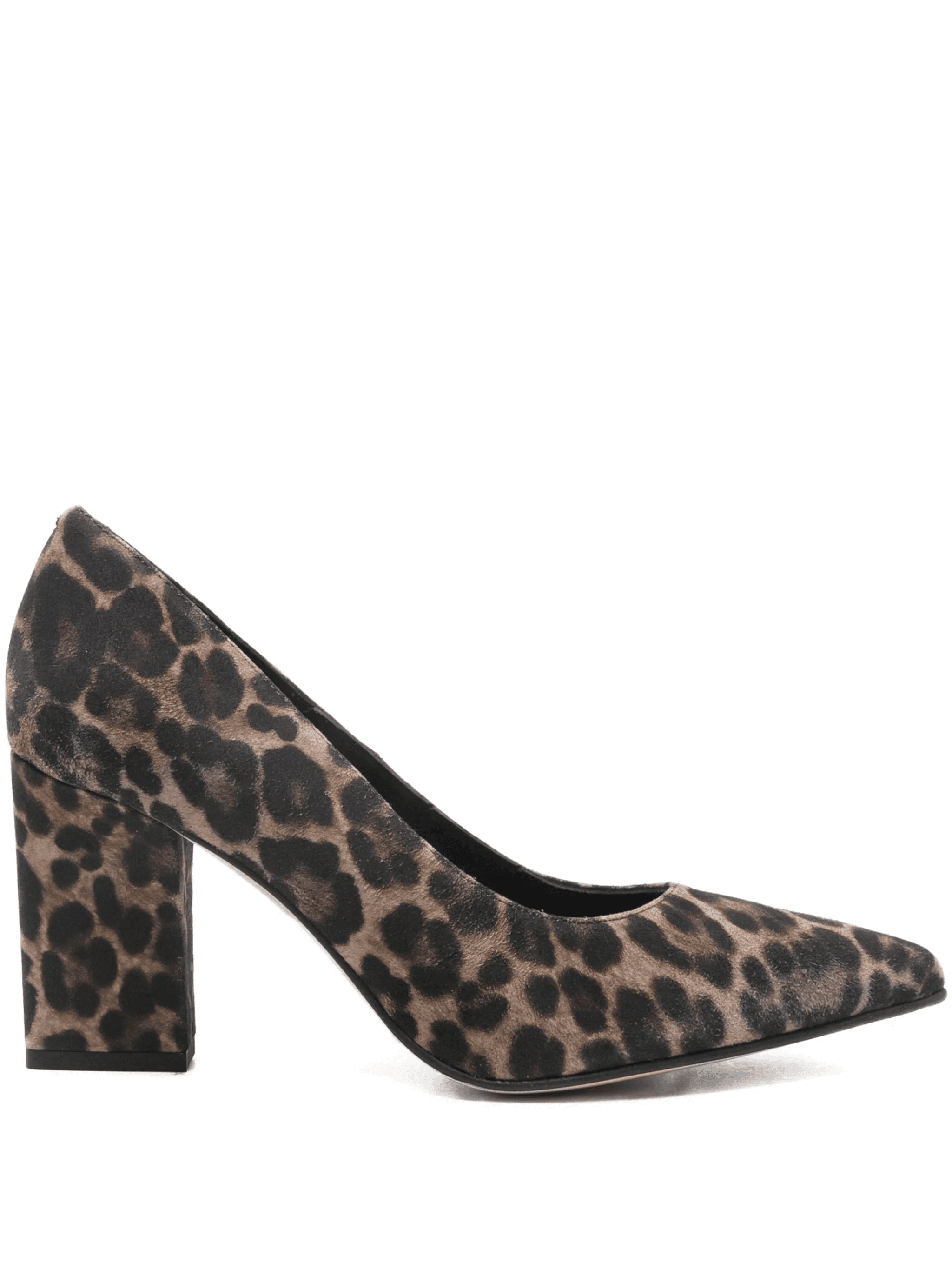 leopard-print pointed-toe pumps - Image 1