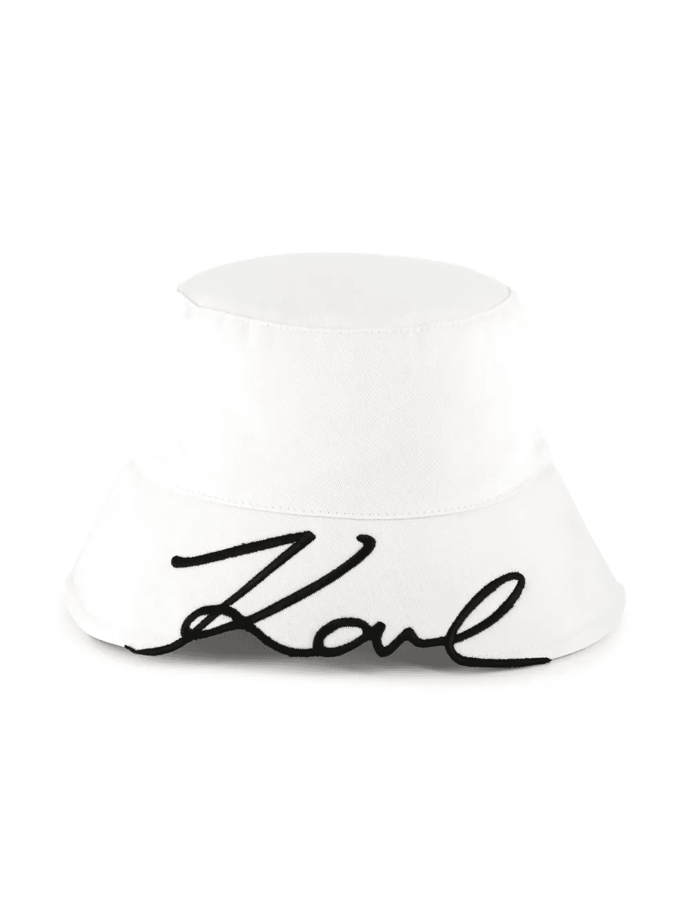 logo-embroidered cotton bucket hat - Image 1
