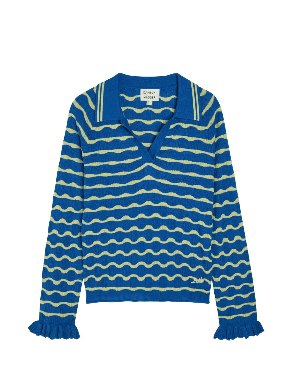 Silvia ruffled-wave sweater - Image 1