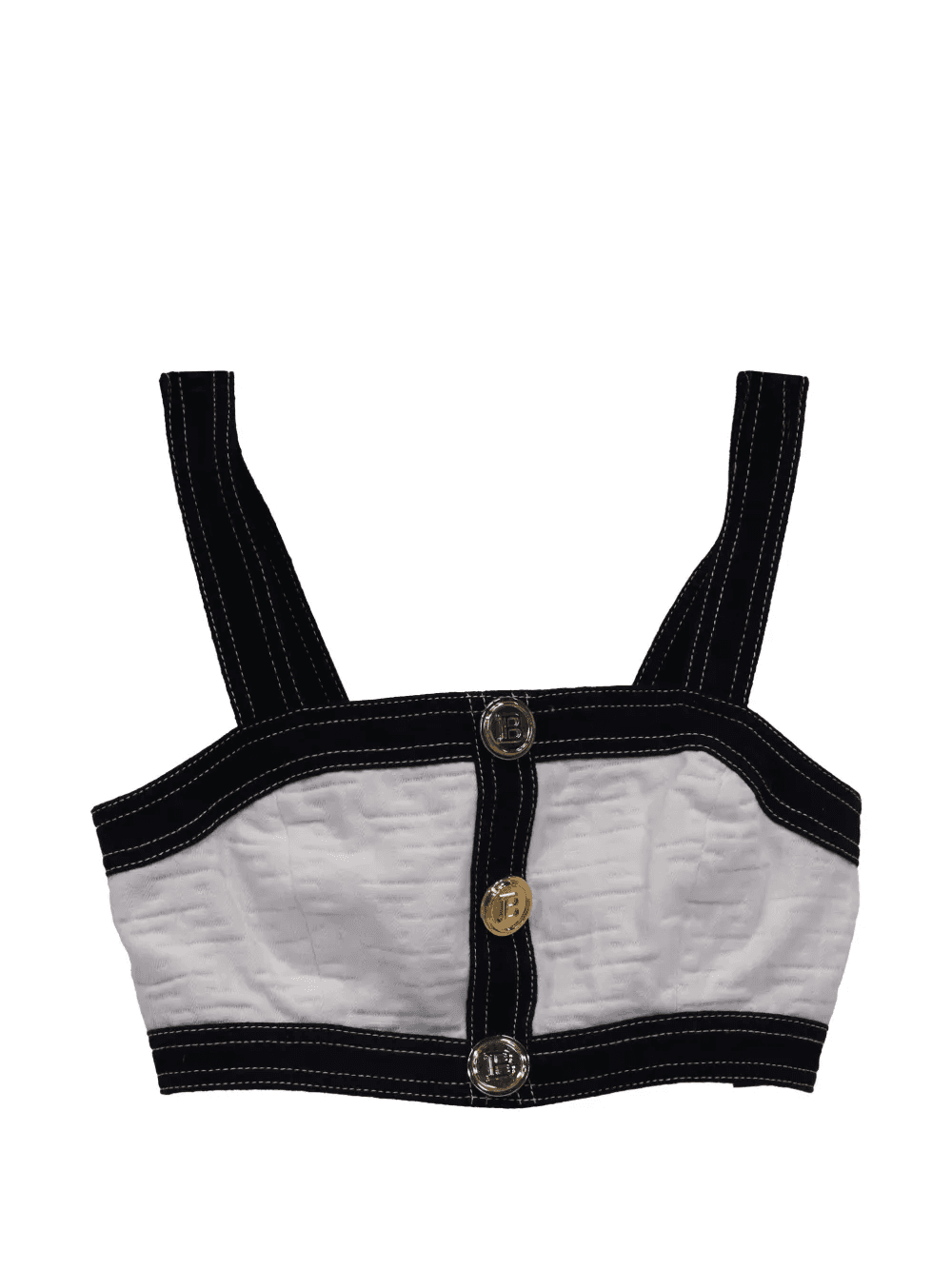 back-zip cropped top - Image 1