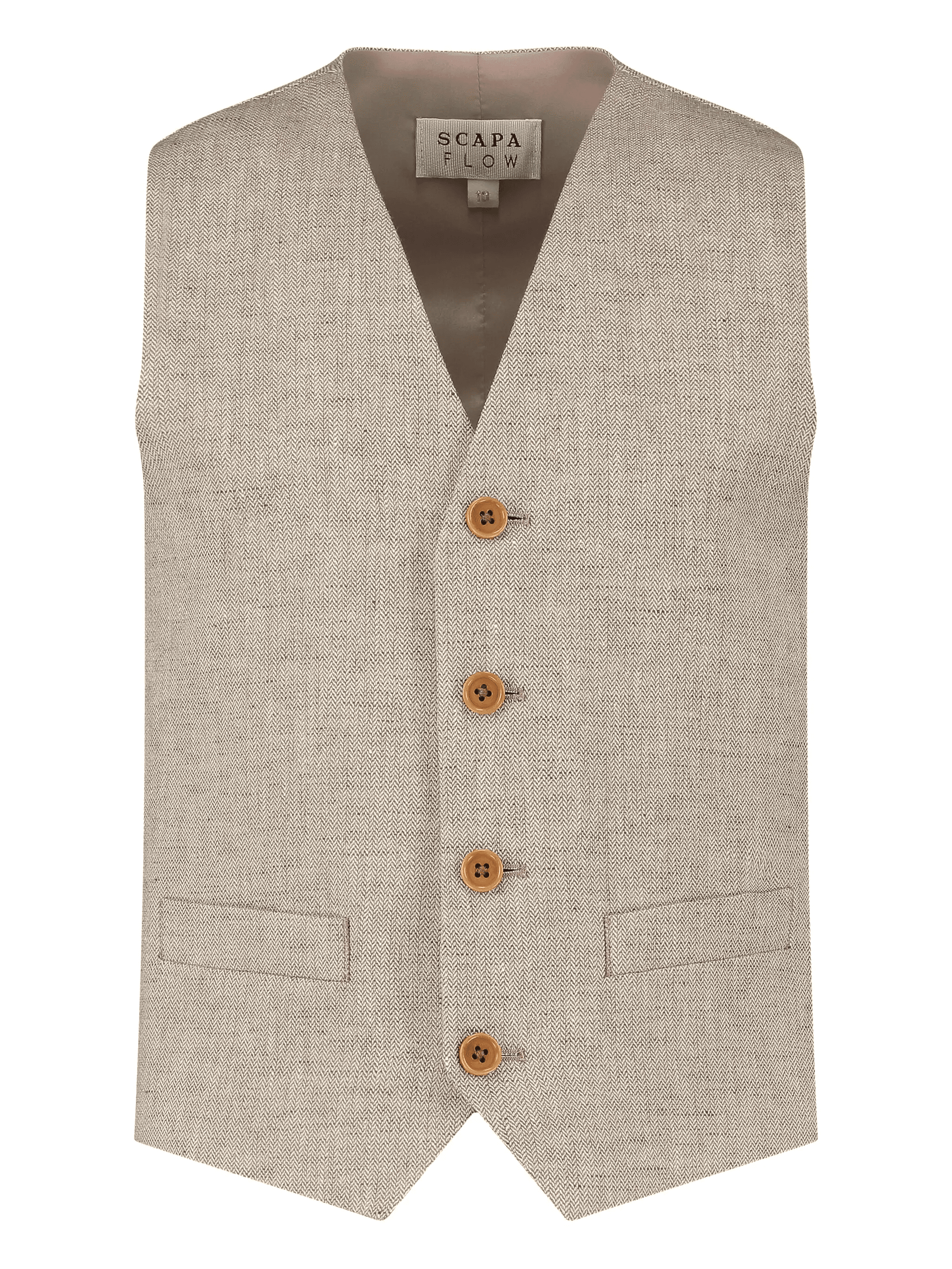 button-down waistcoat - Image 1