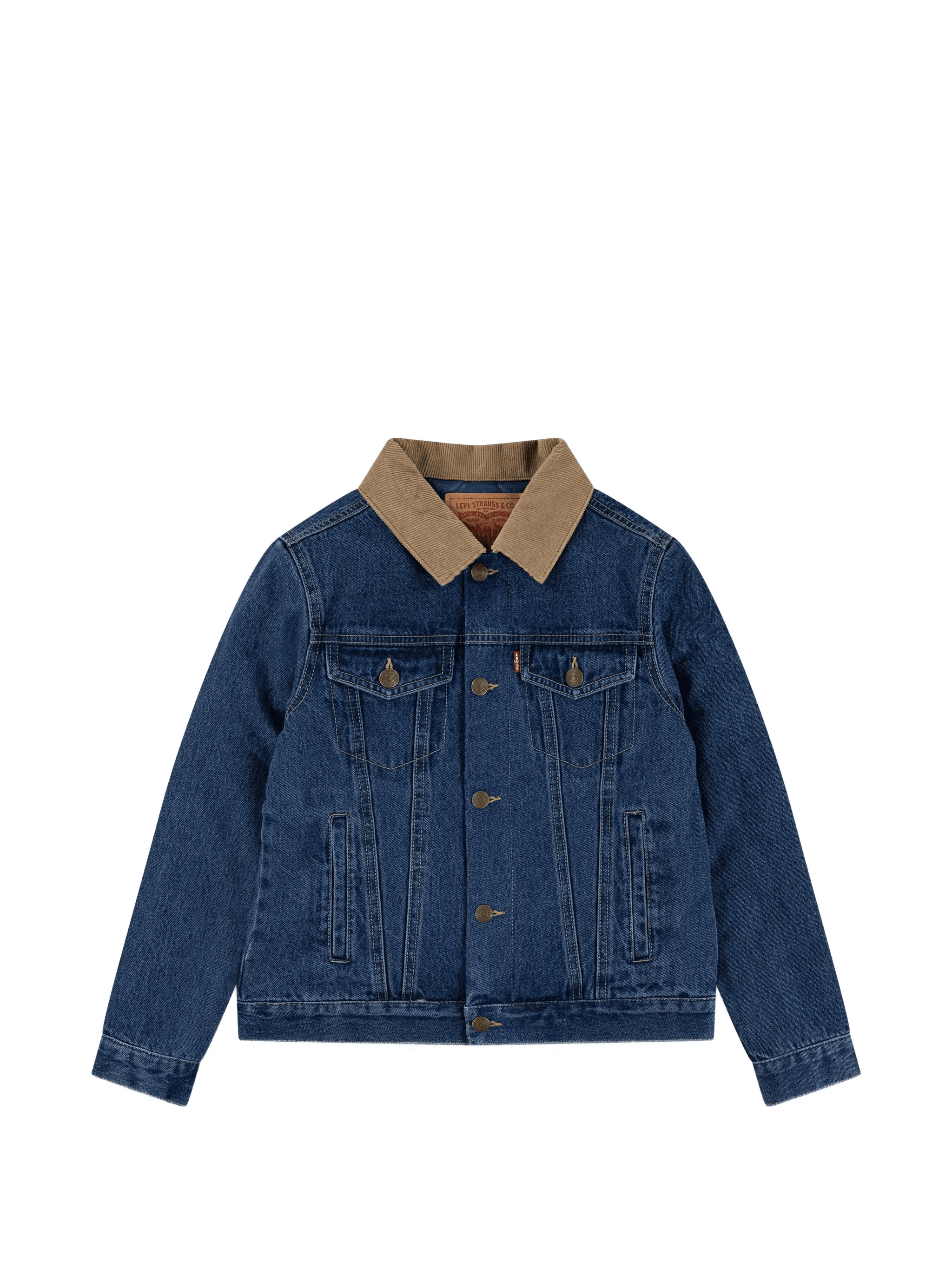 button-fastening corduroy jacket - Image 1