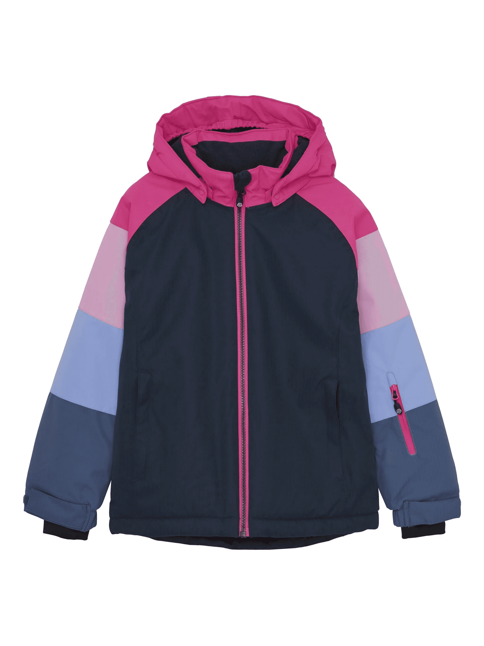 colour-block hooded jacket - Image 1