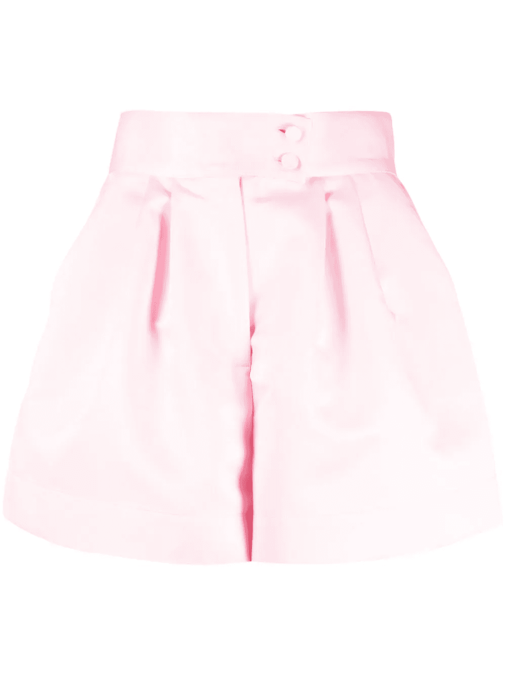 satin-finish mini shorts - Image 1