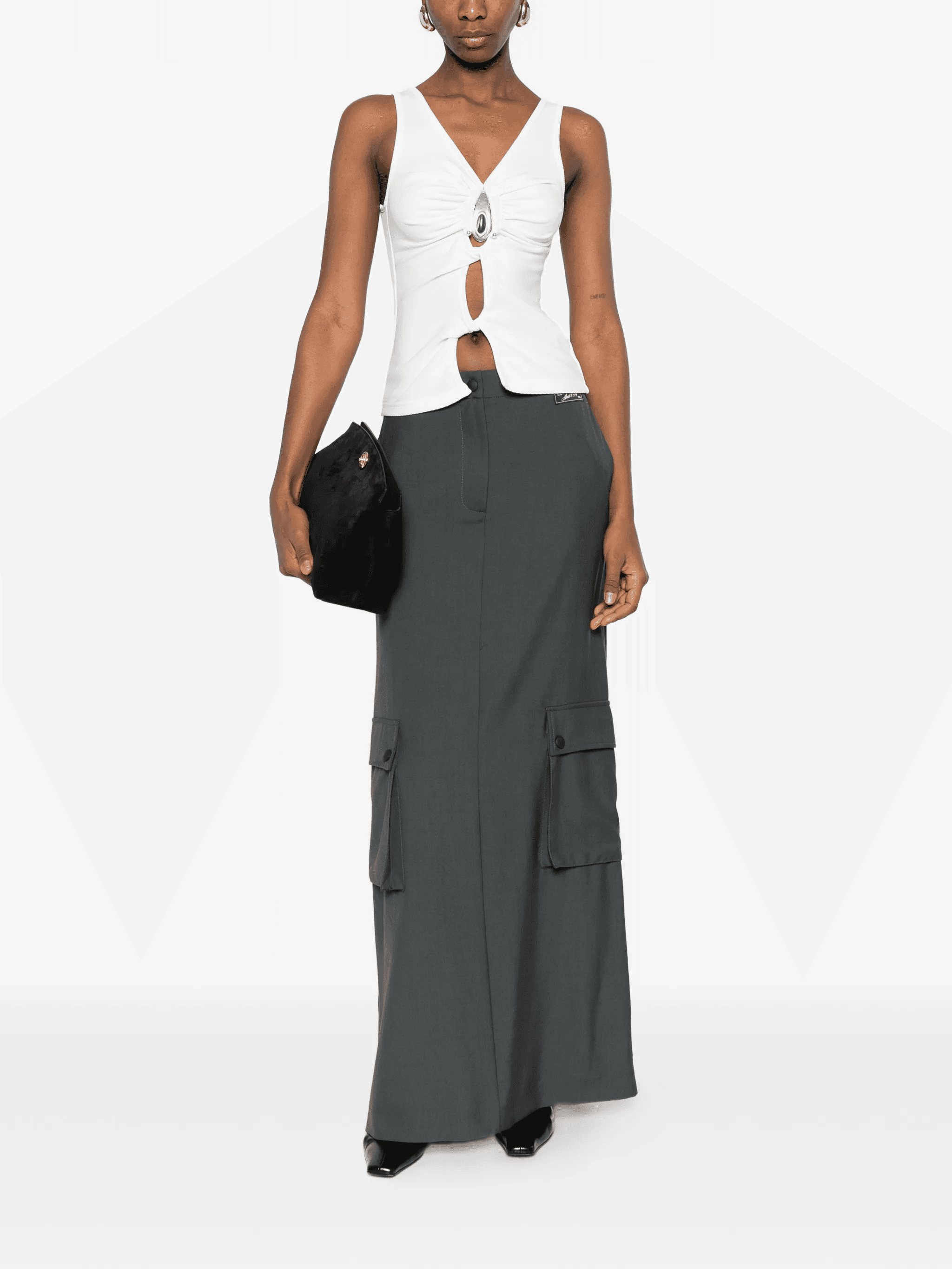 cargo-pocket maxi skirt - Image 1